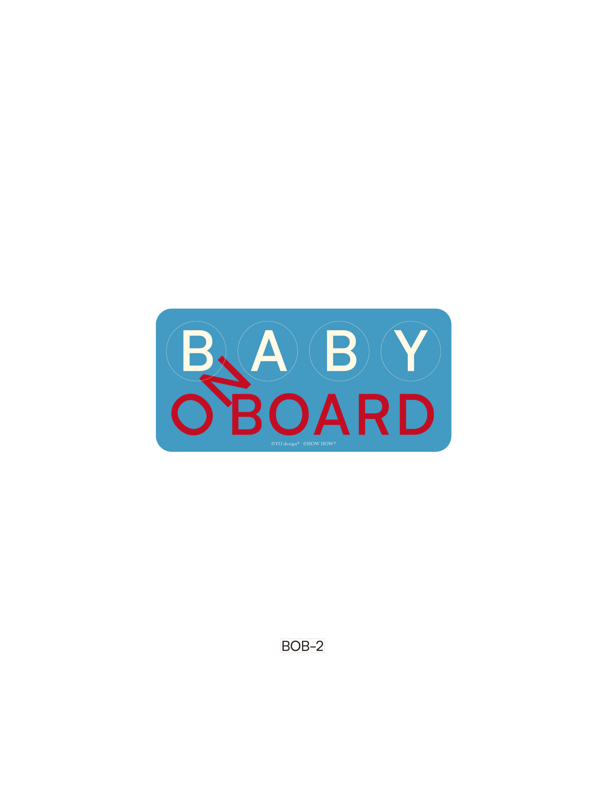 Car Magnet "Baby On Board" - 画像 (5)