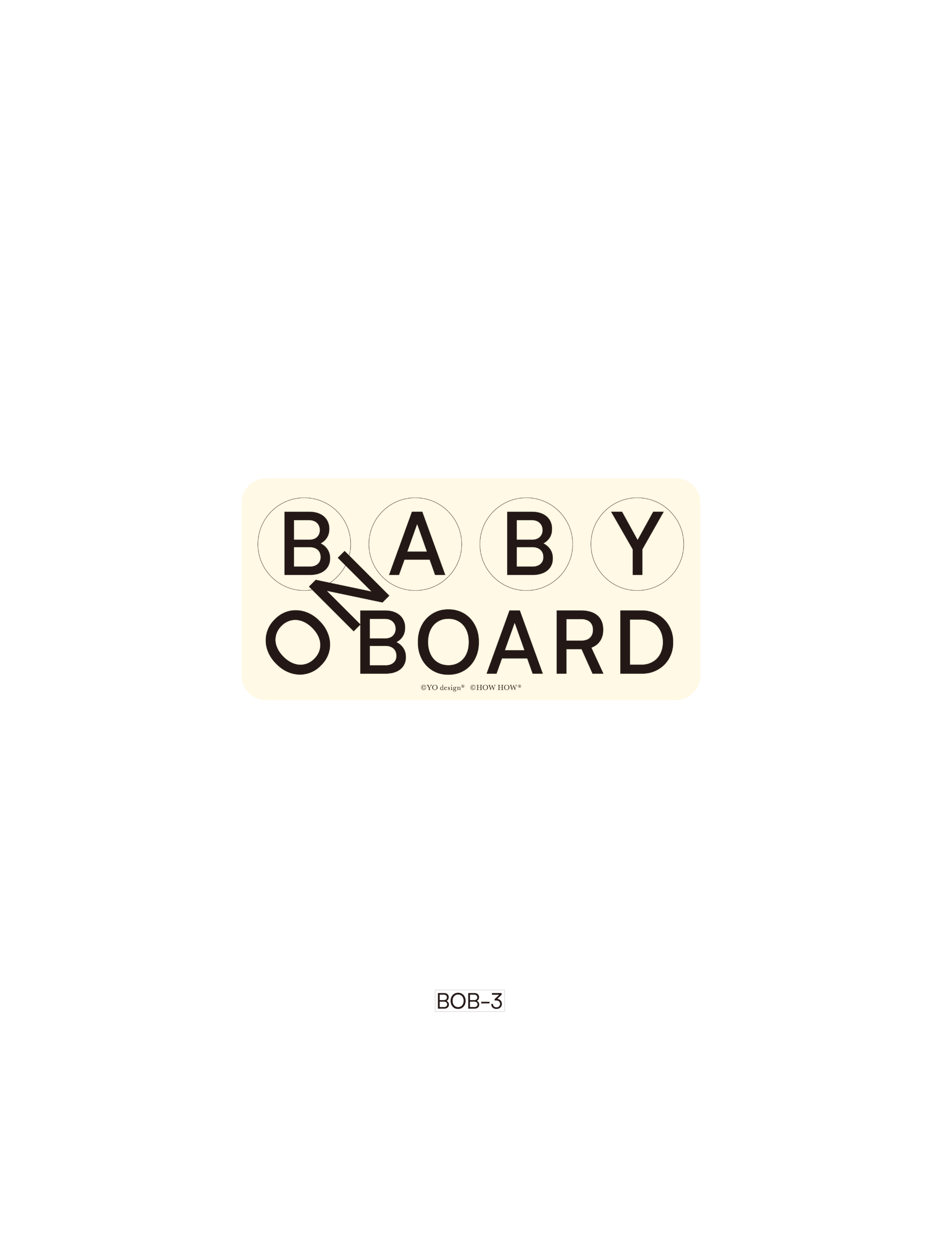 Car Magnet "Baby On Board" - 画像 (6)