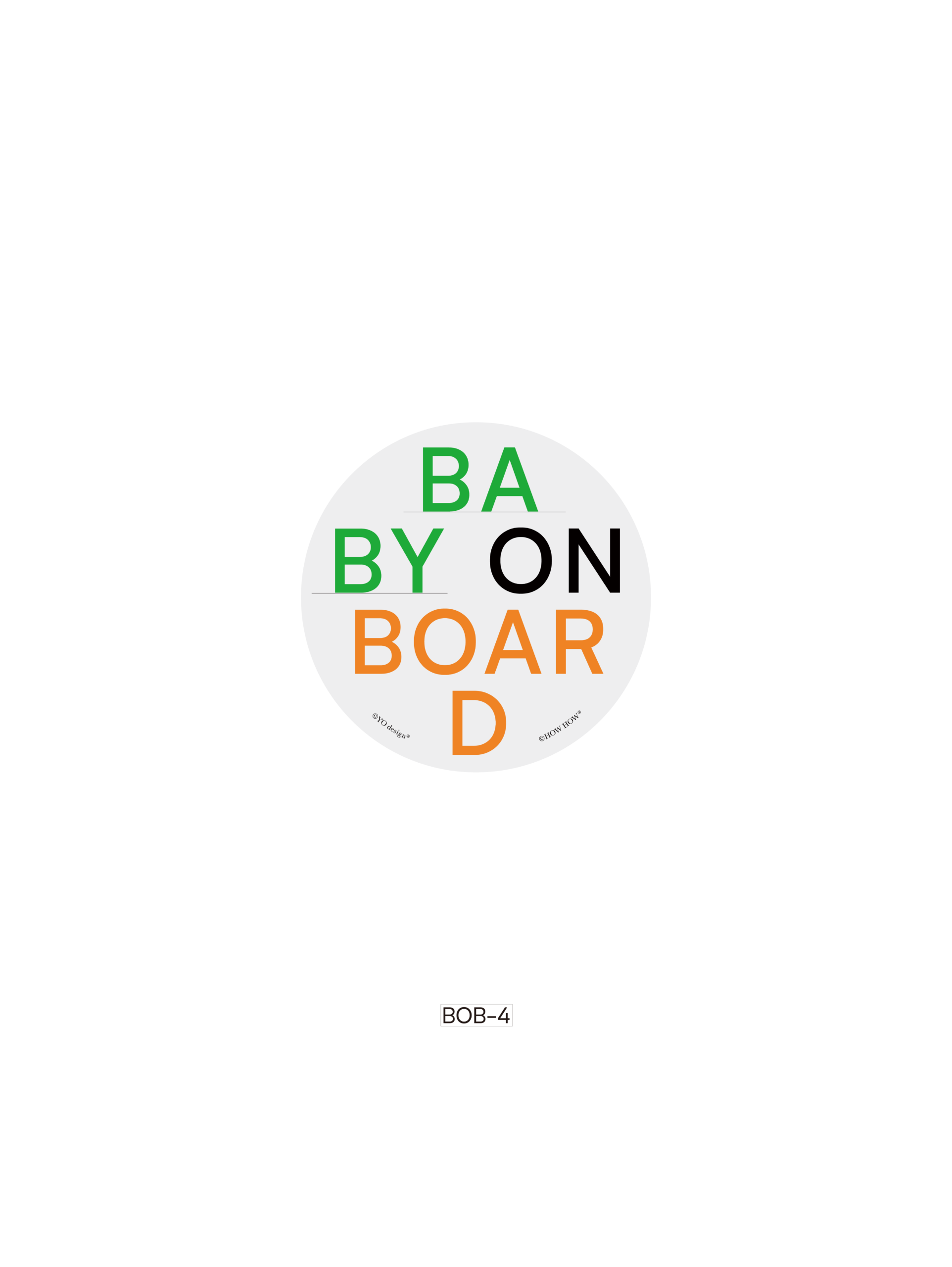 Car Magnet "Baby On Board" - 画像 (7)