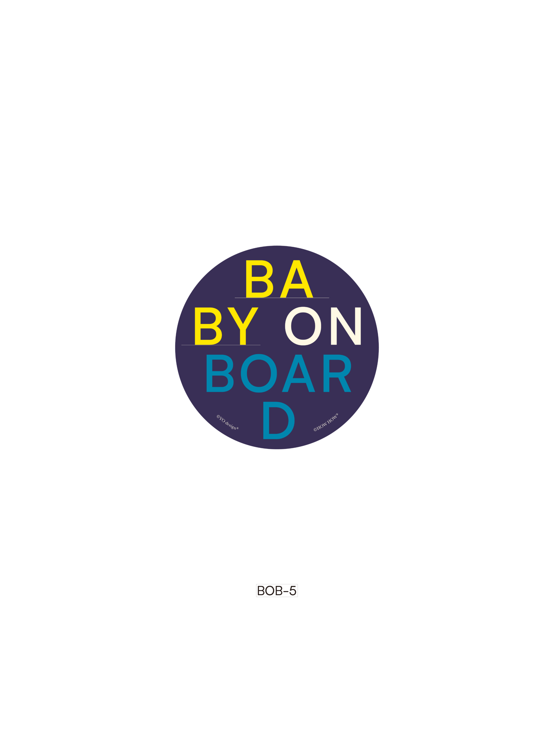 Car Magnet "Baby On Board" - 画像 (8)