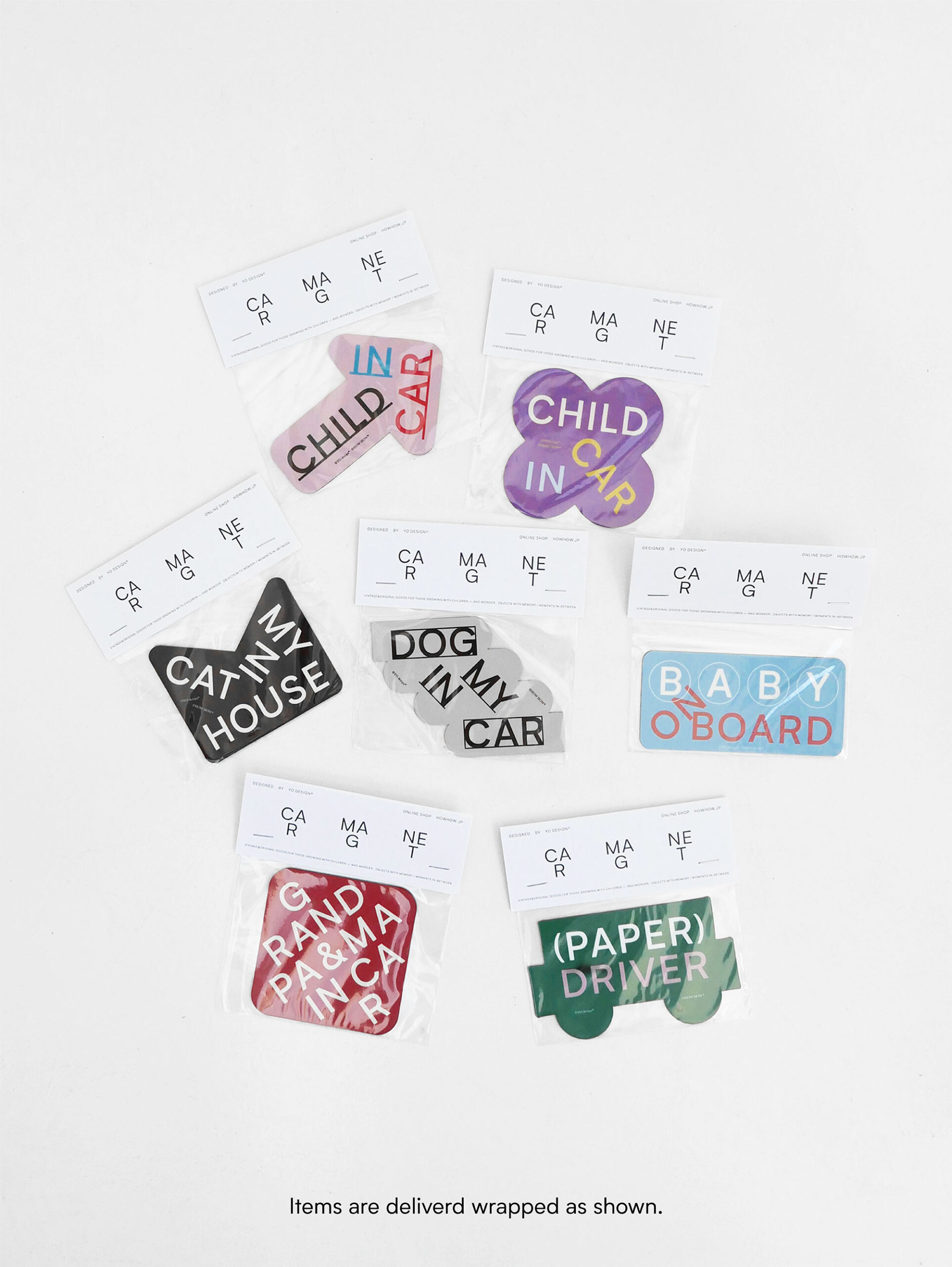 Car Magnet "(Paper) Driver" - 画像 (4)