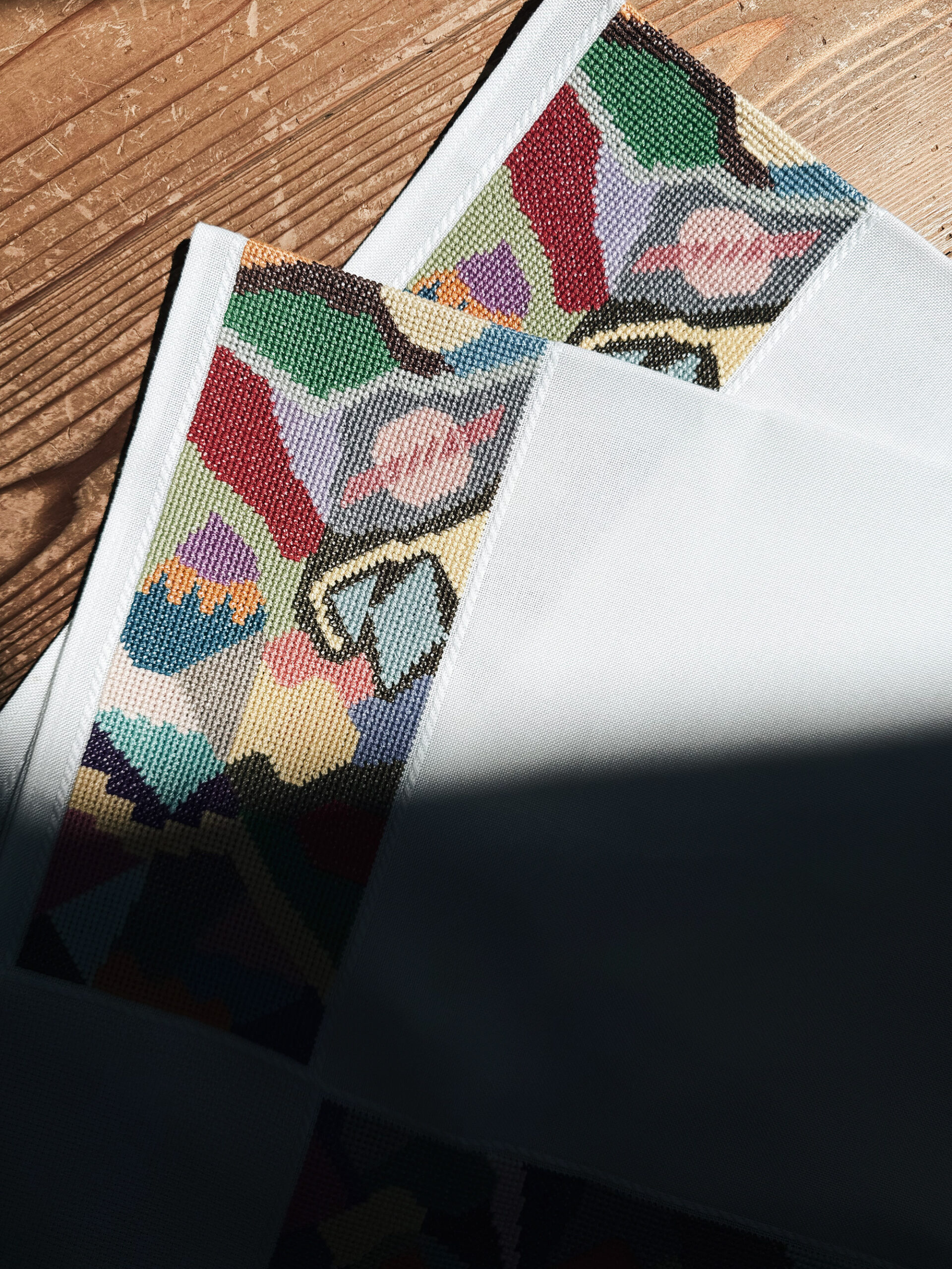 Embroidered tablecloth