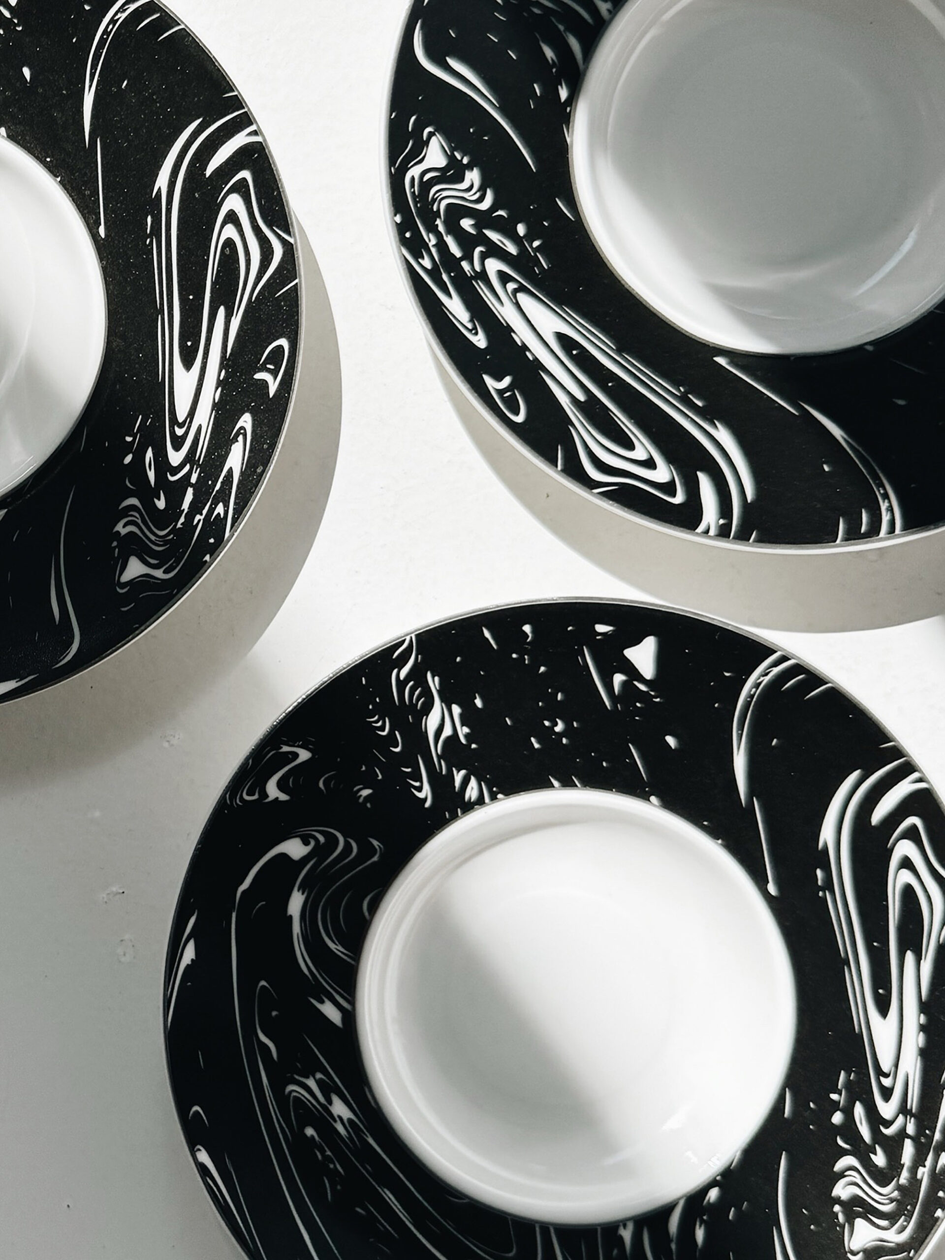 Small marbled dish - 画像 (2)
