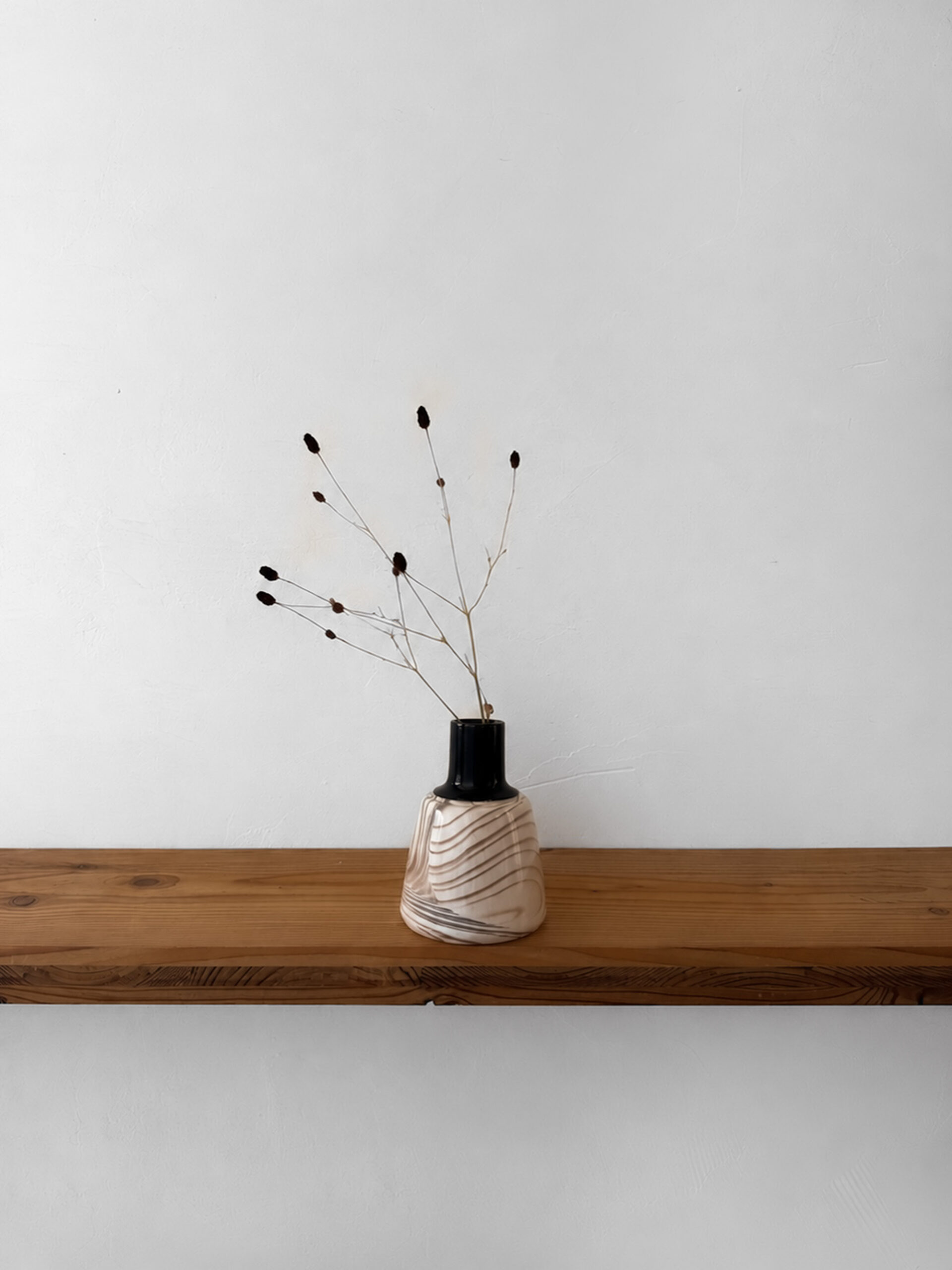 Marbled flower vase