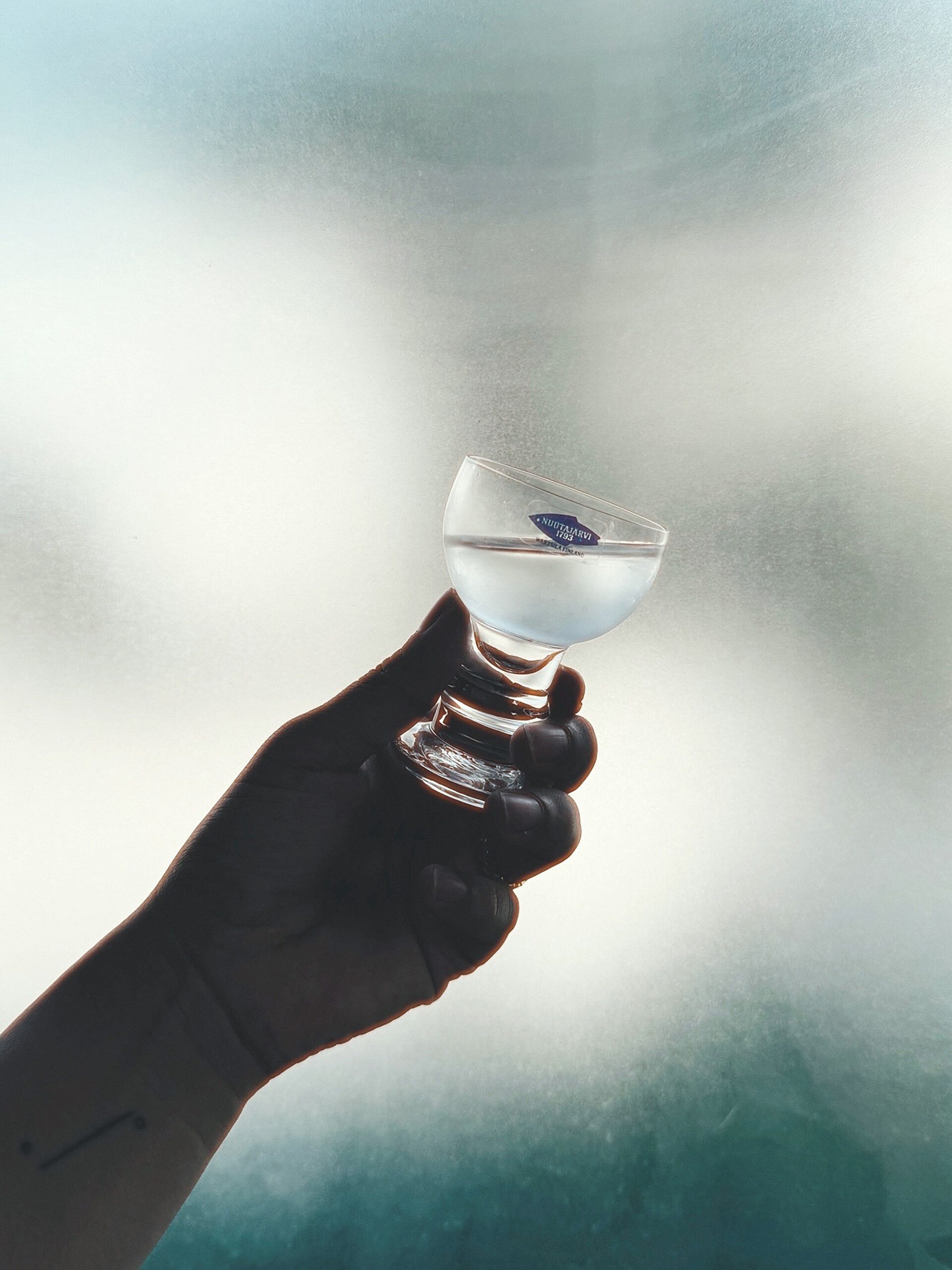 Small vintage cocktail glass
