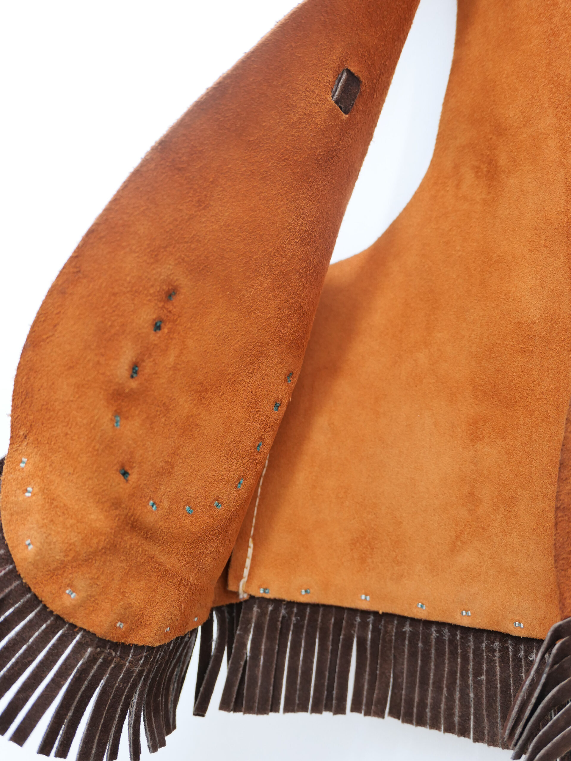 Western kids leather vest - 画像 (4)