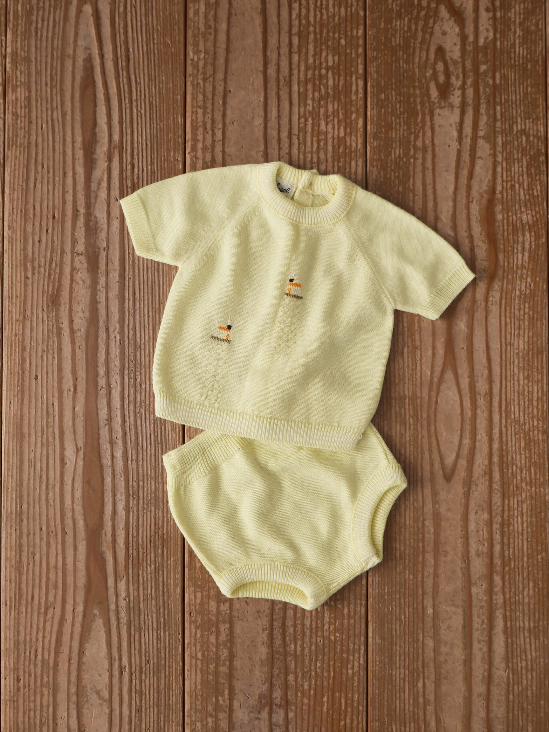 Vintage summer knit set