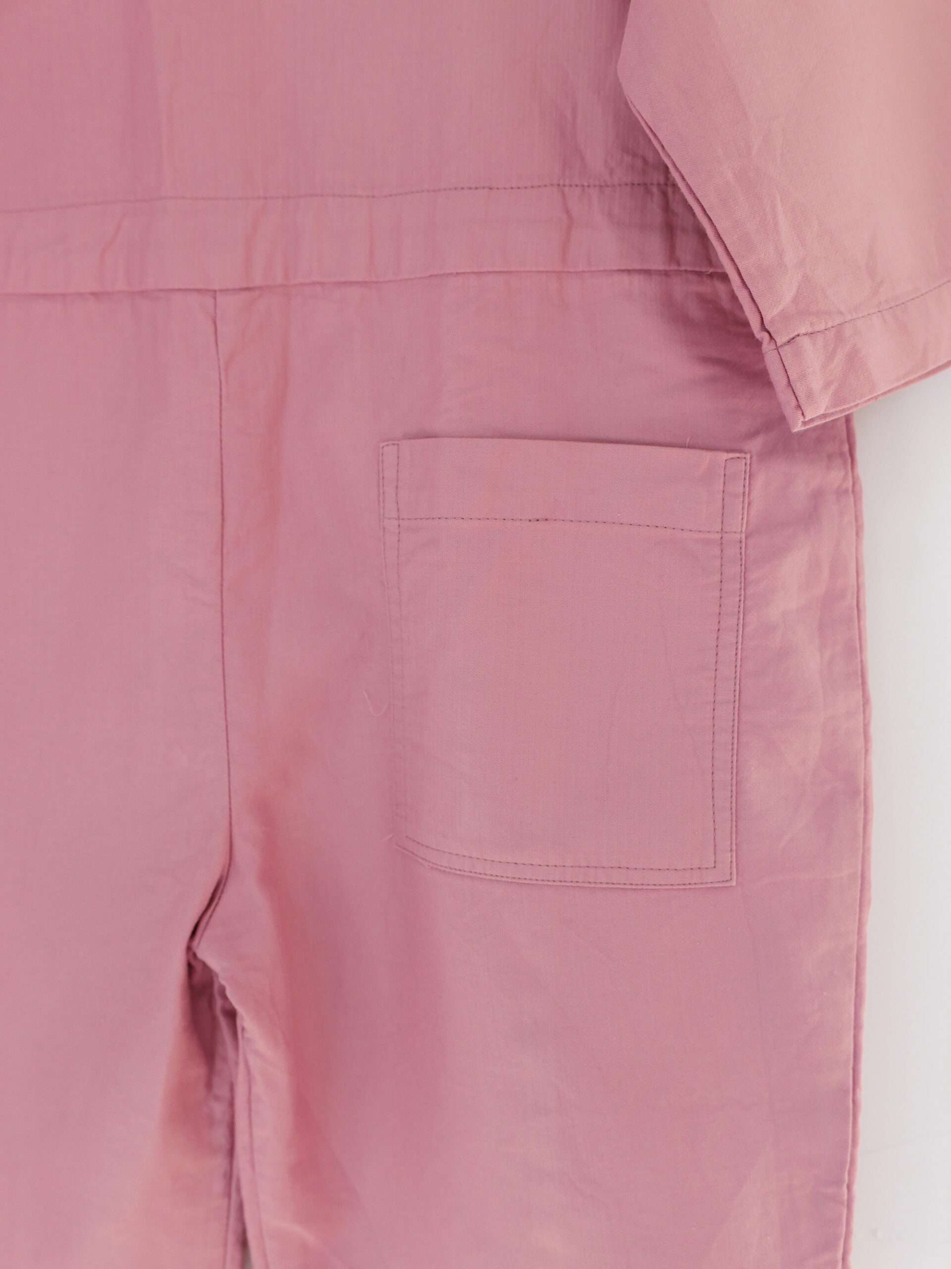 Pink kids denim jumpsuit - 画像 (6)