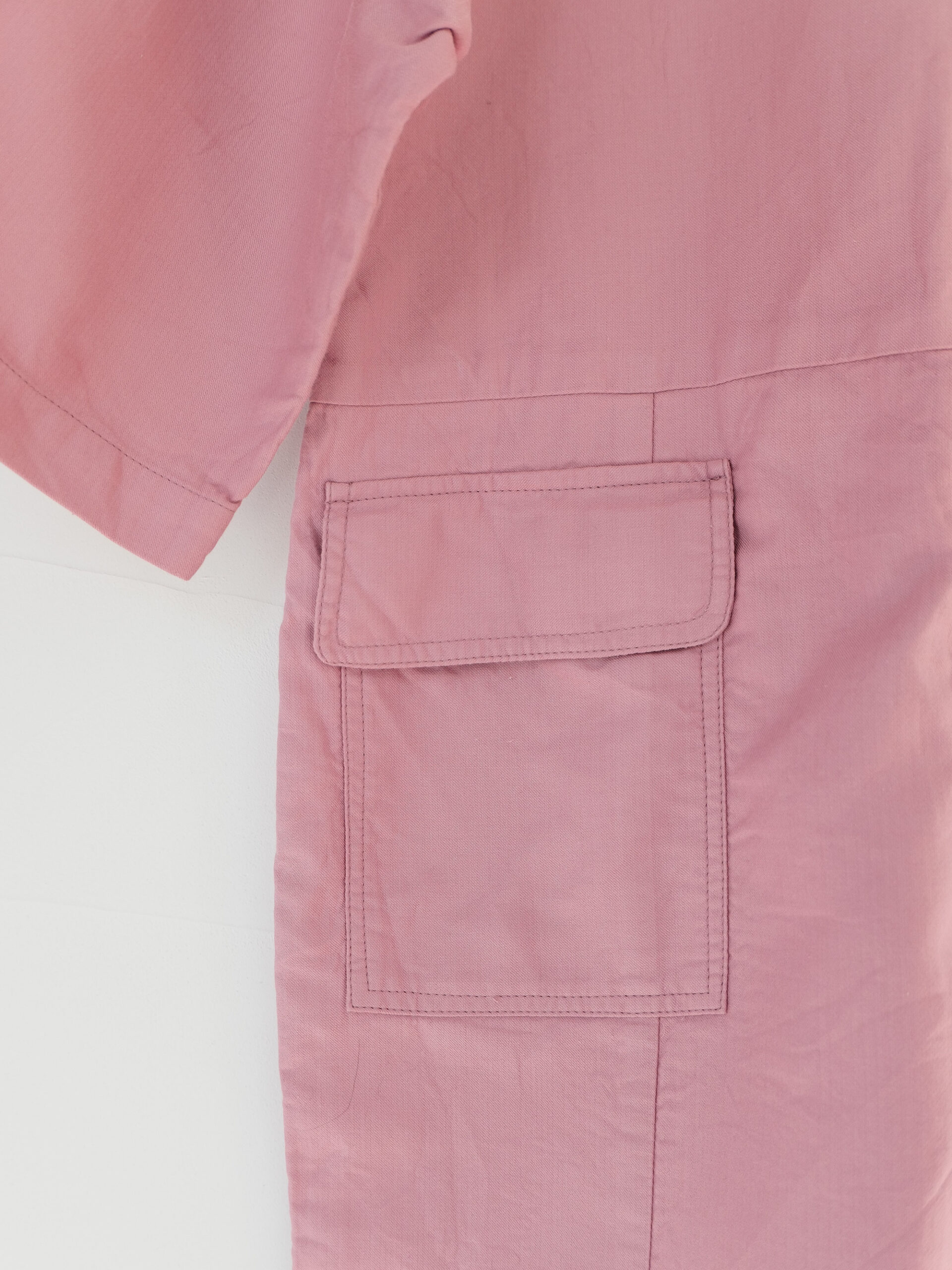 Pink kids denim jumpsuit - 画像 (5)