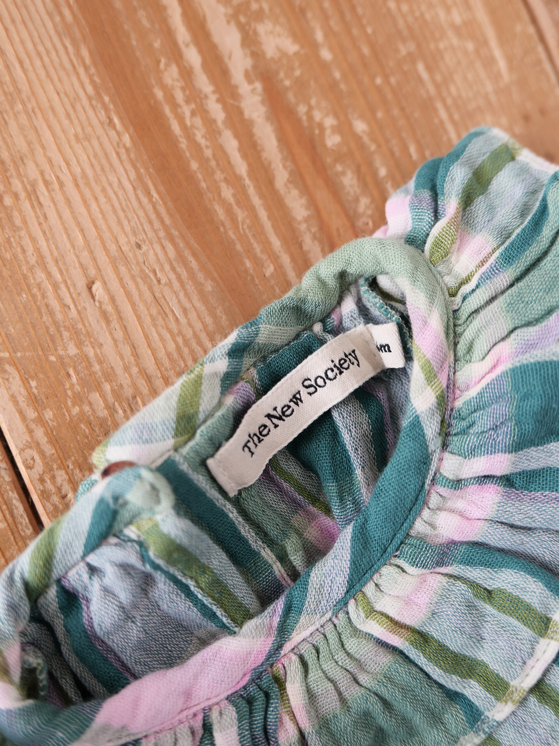 Checkered green romper - 画像 (6)