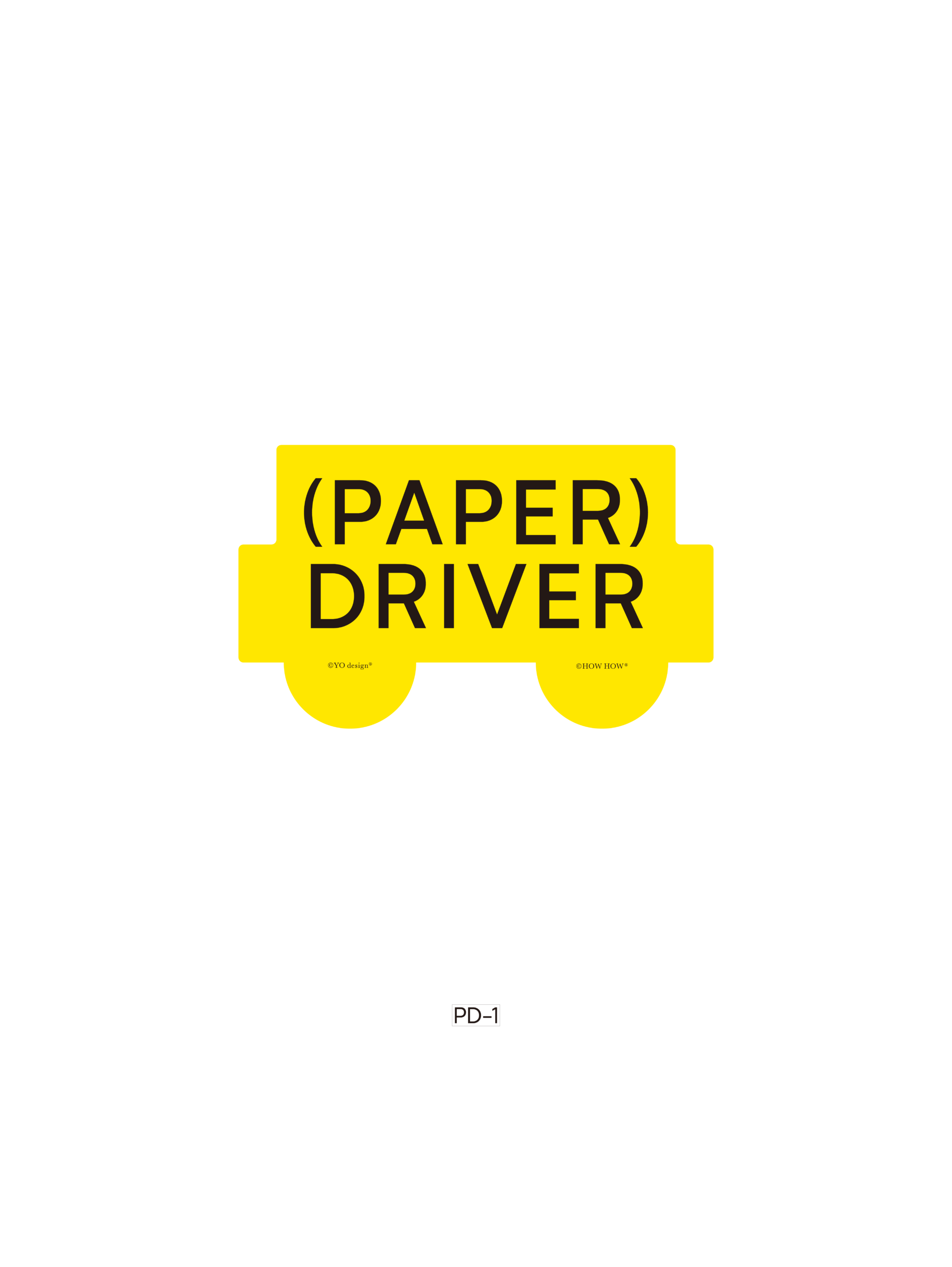 Car Magnet "(Paper) Driver" - 画像 (2)