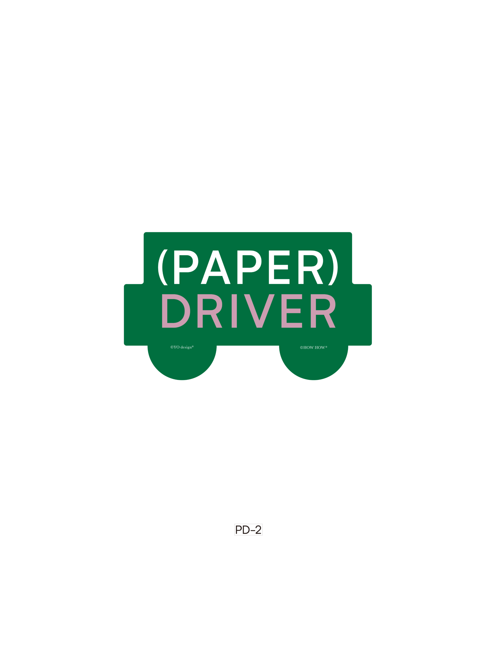 Car Magnet "(Paper) Driver" - 画像 (3)