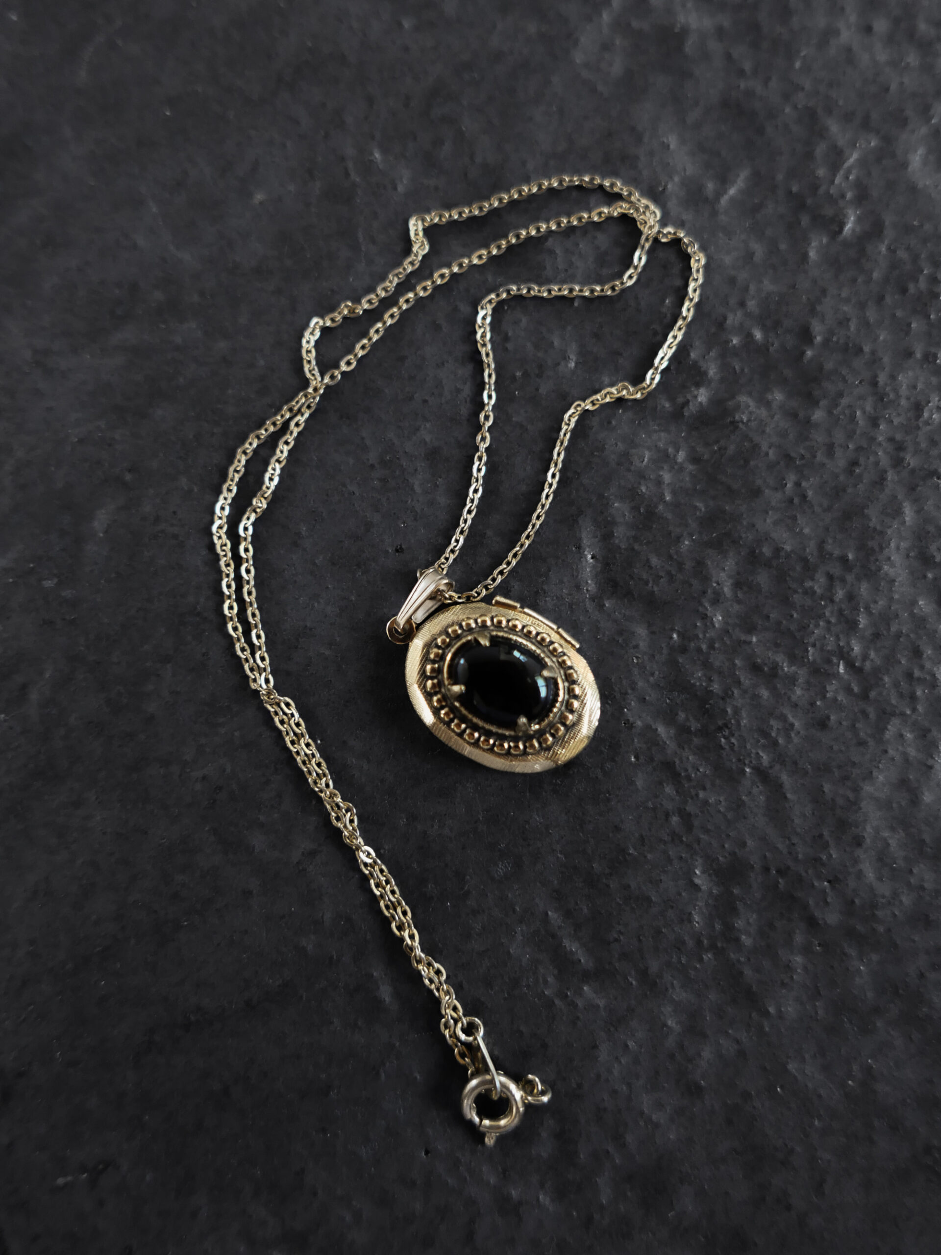 Onyx locket pendant - 画像 (3)