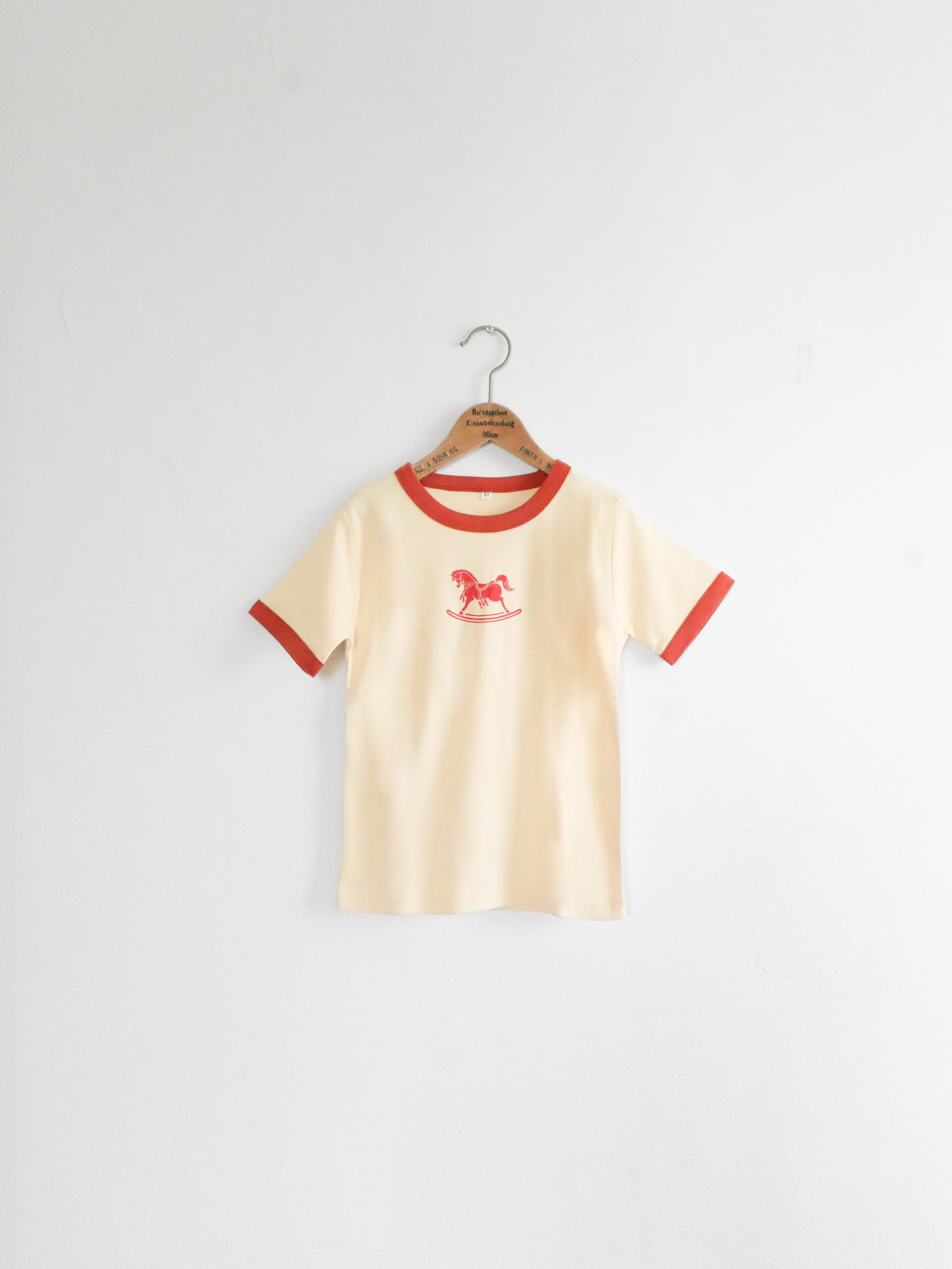 Horse print T-shirts Orange