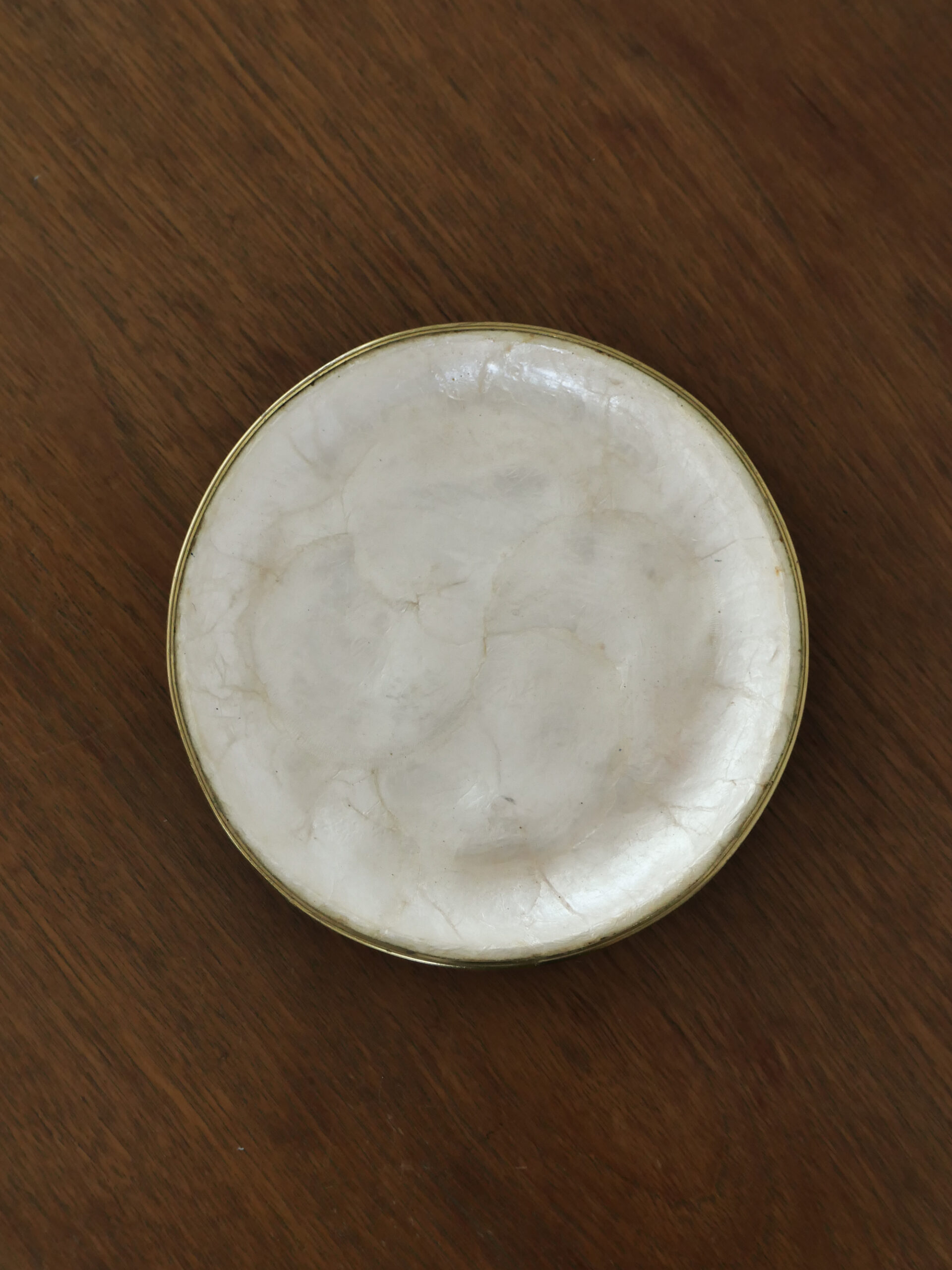 Philippine capiz shell dish