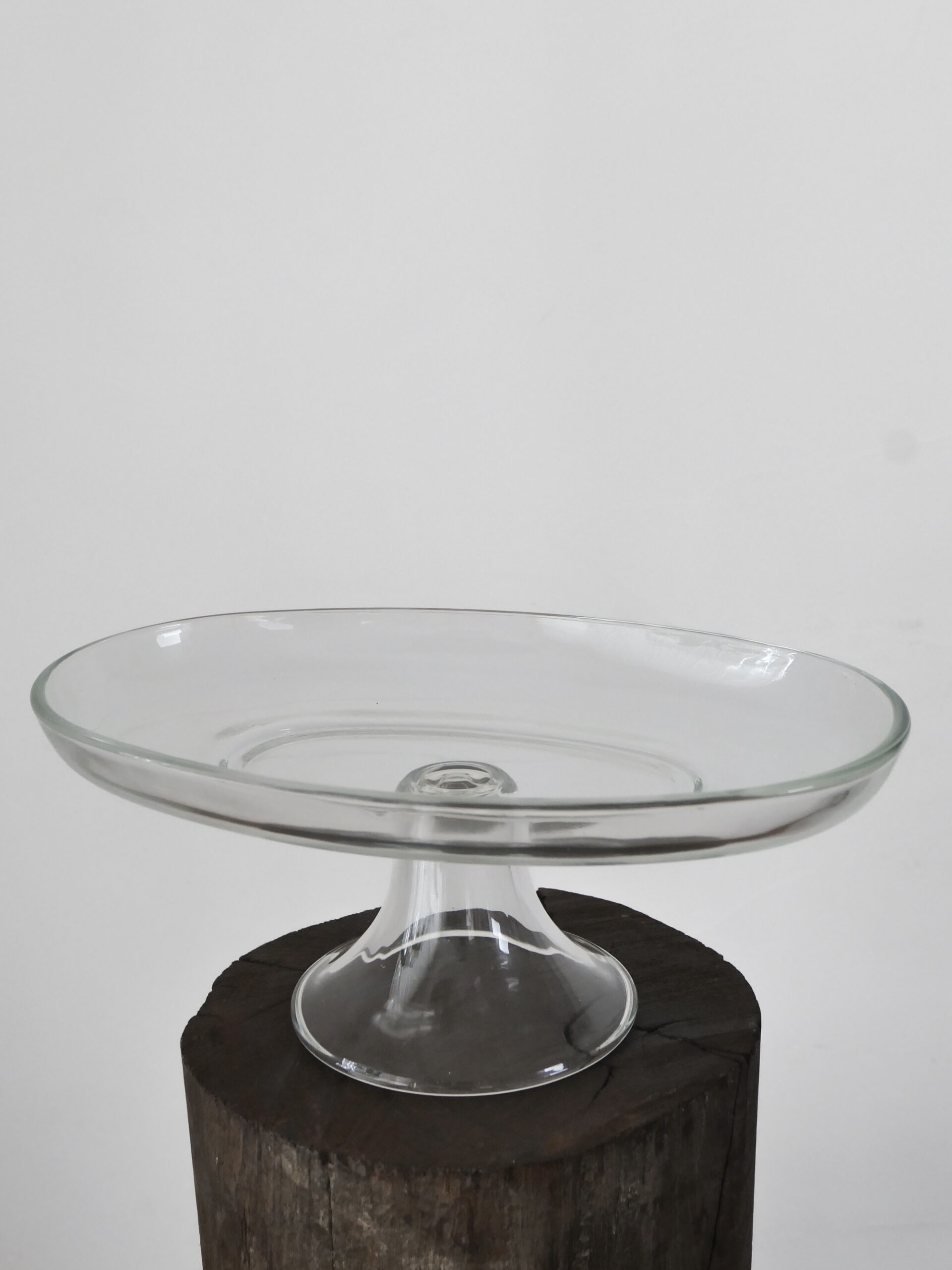 Vintage oval glass fruit stand - 画像 (3)