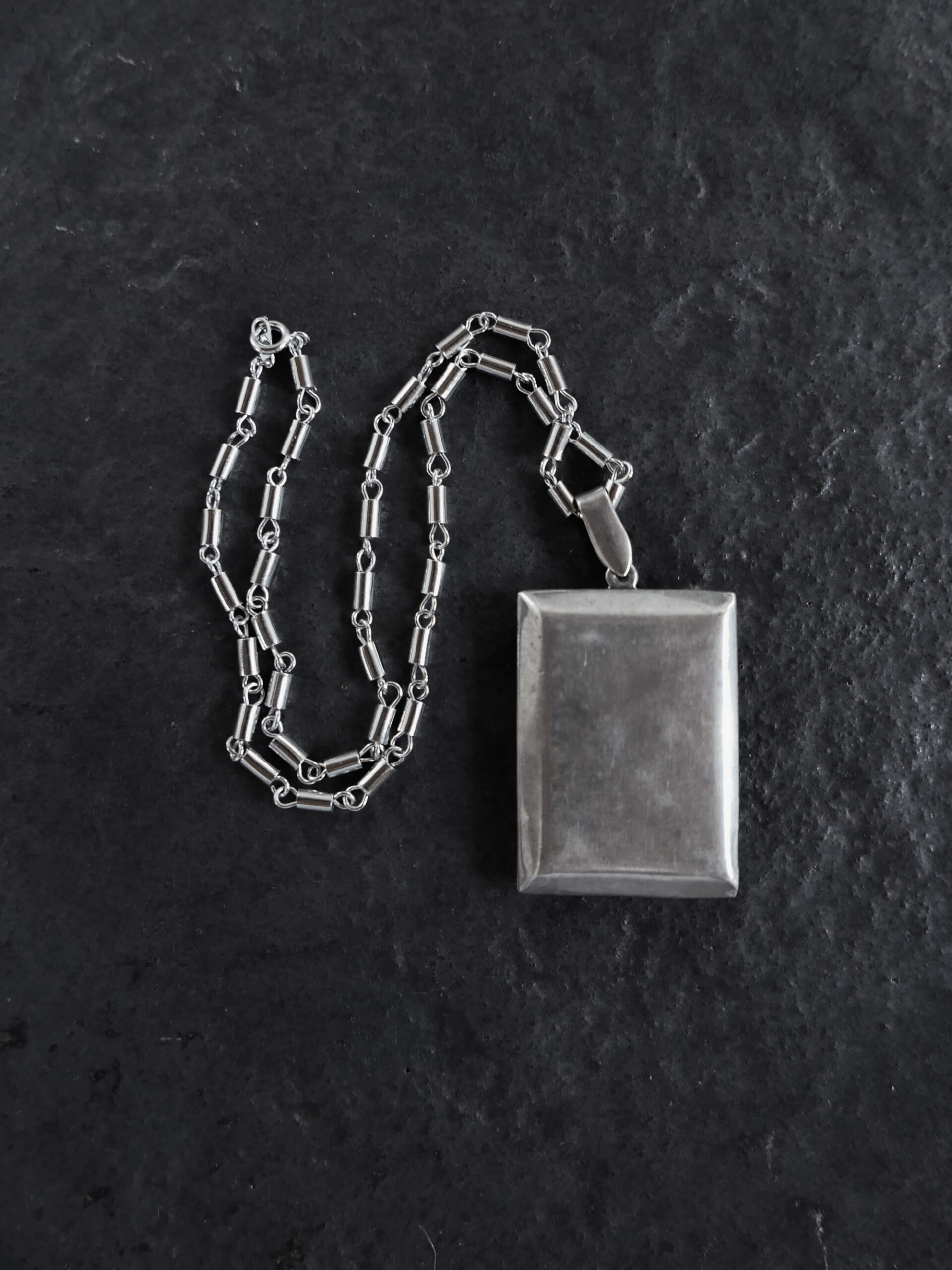 Rectangular vintage locket