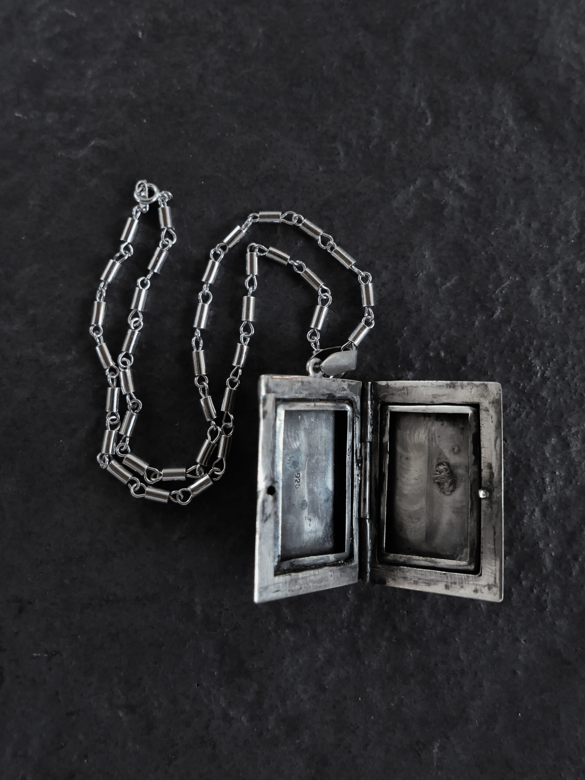 Rectangular vintage locket - 画像 (3)