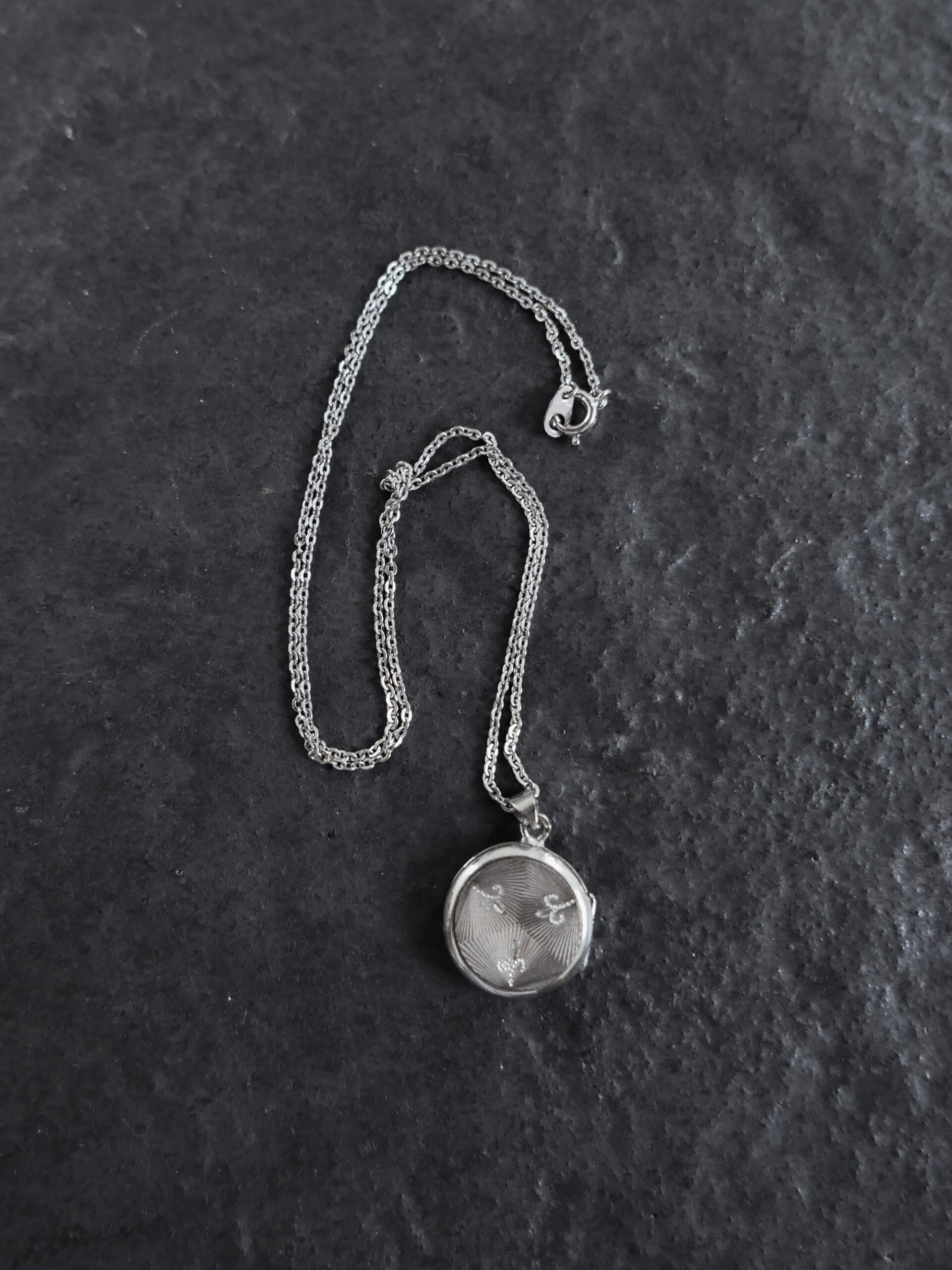 Fleur-de-lis locket pendant - 画像 (2)