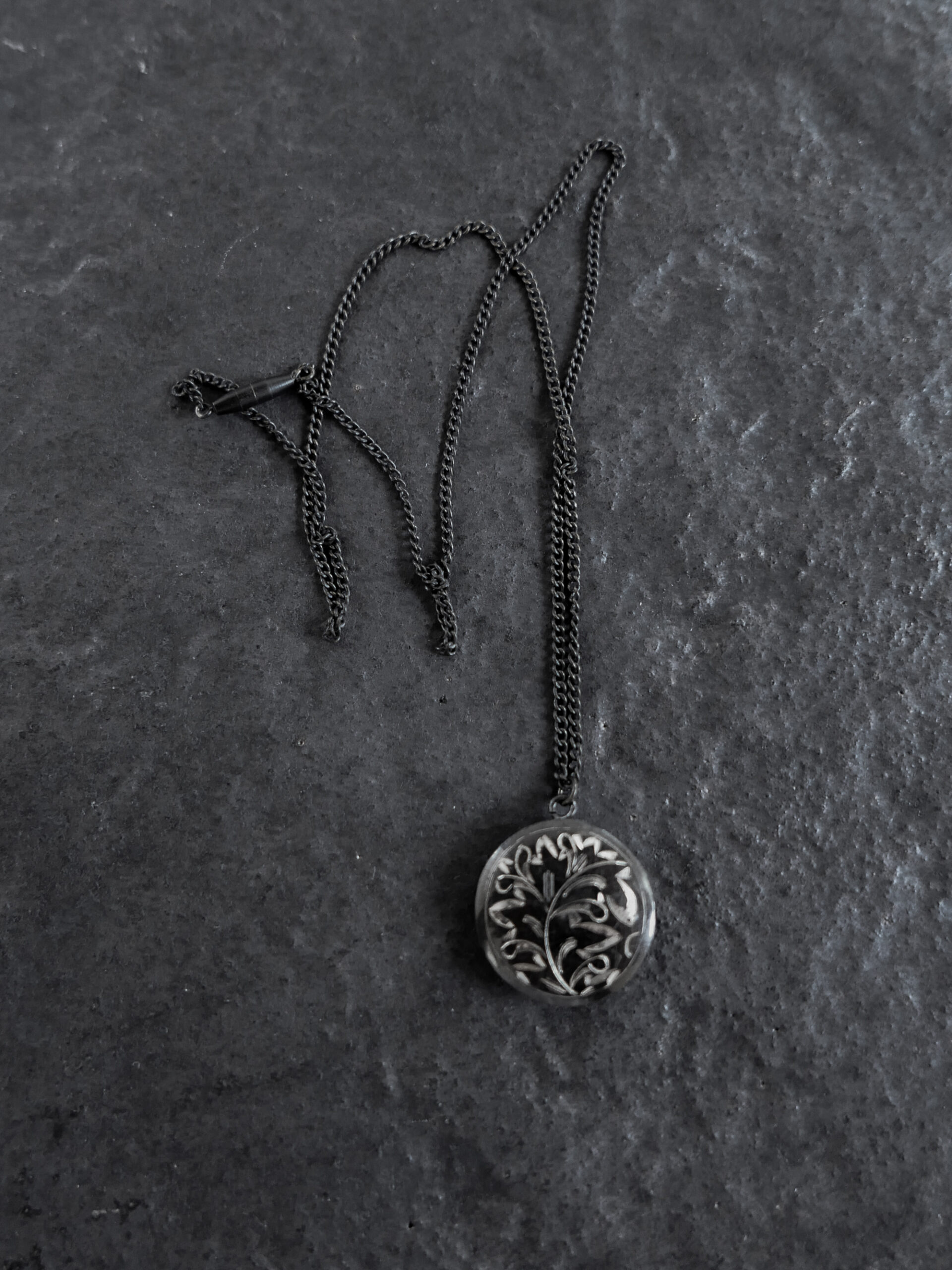 Botanical locket pendant - 画像 (3)
