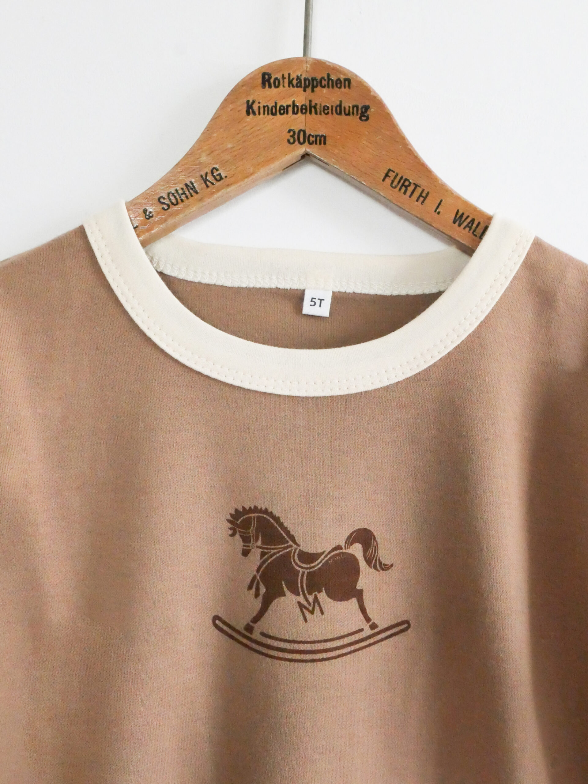 Horse print T-shirts Brown - 画像 (2)