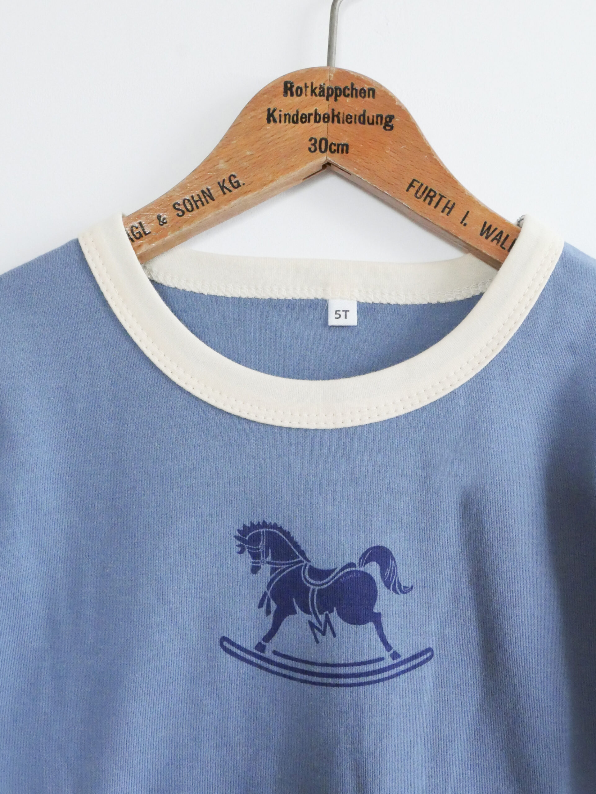 Horse print T-shirts Blue - 画像 (2)