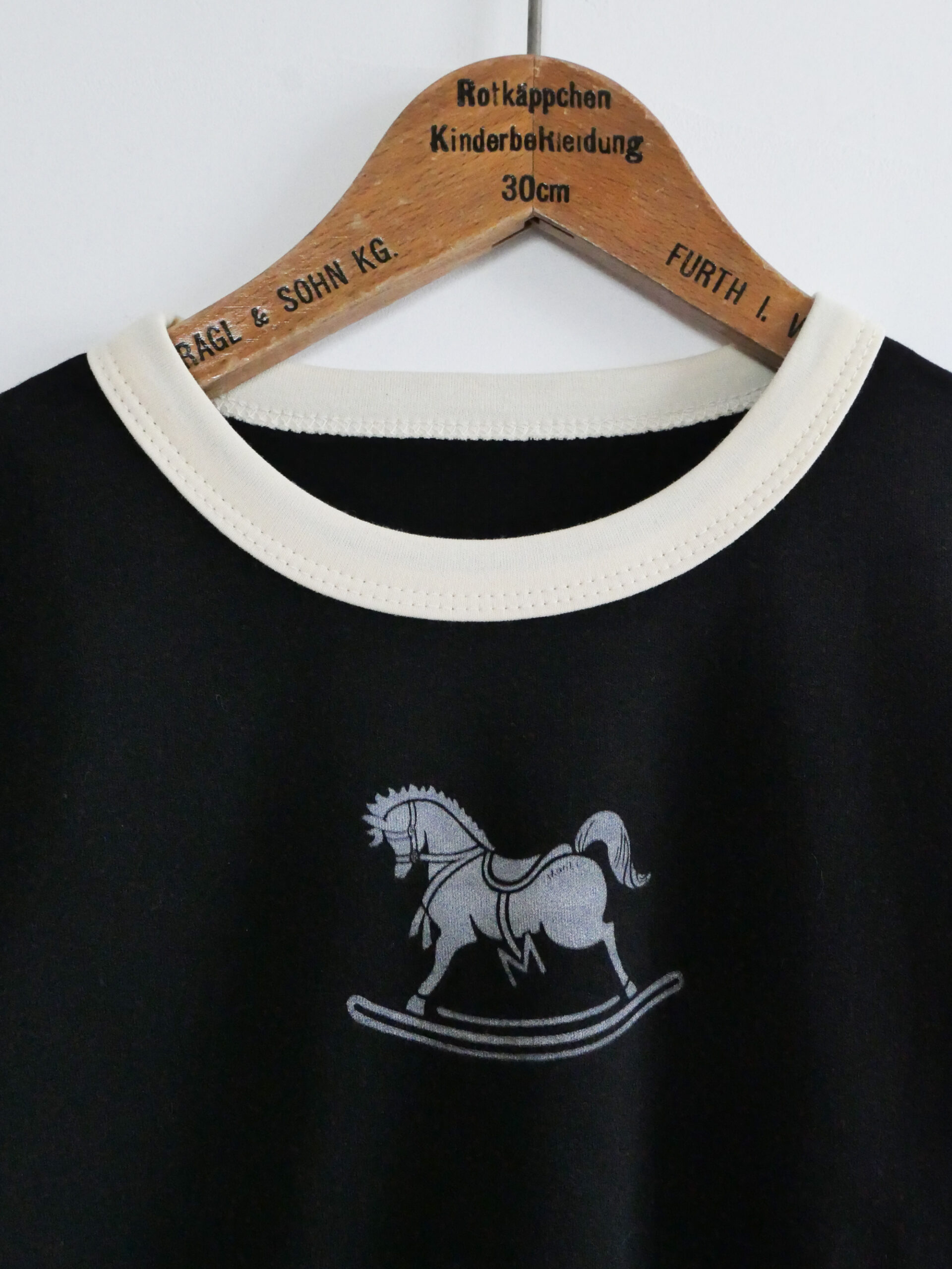 Horse print T-shirts Black - 画像 (2)