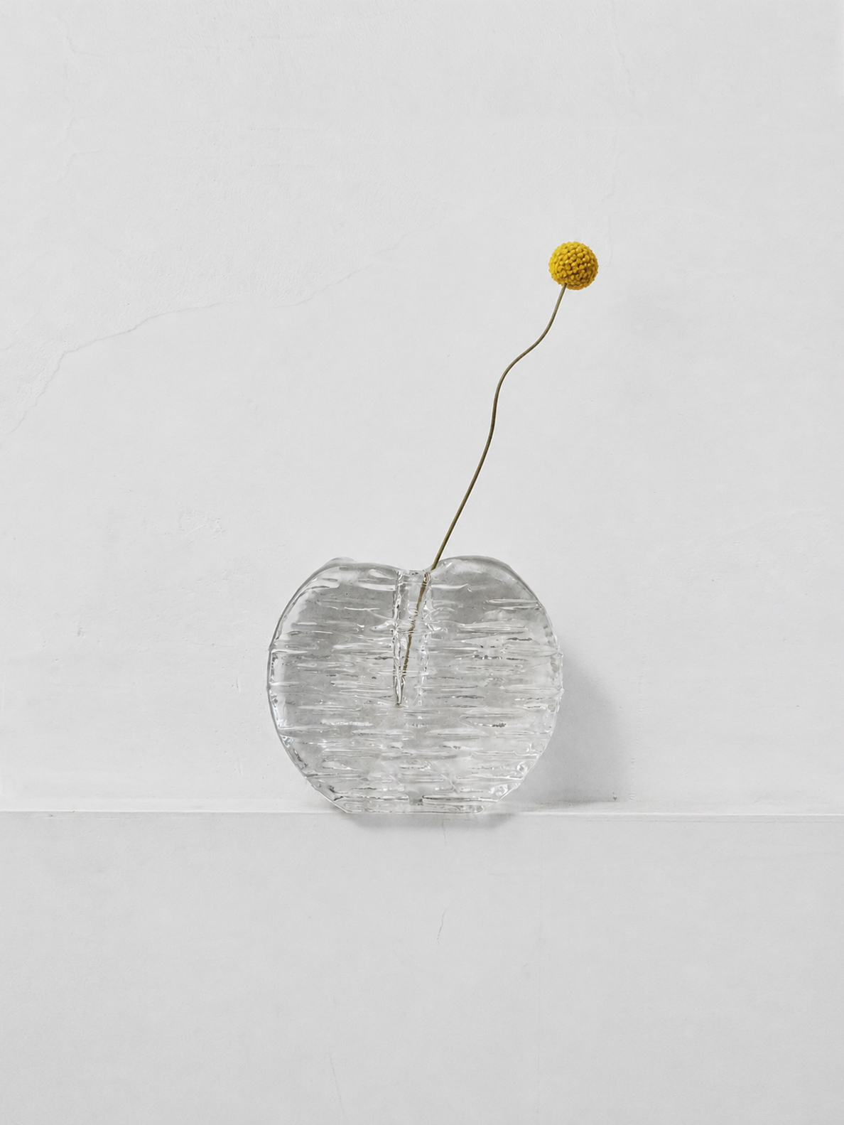 German glass bud vase