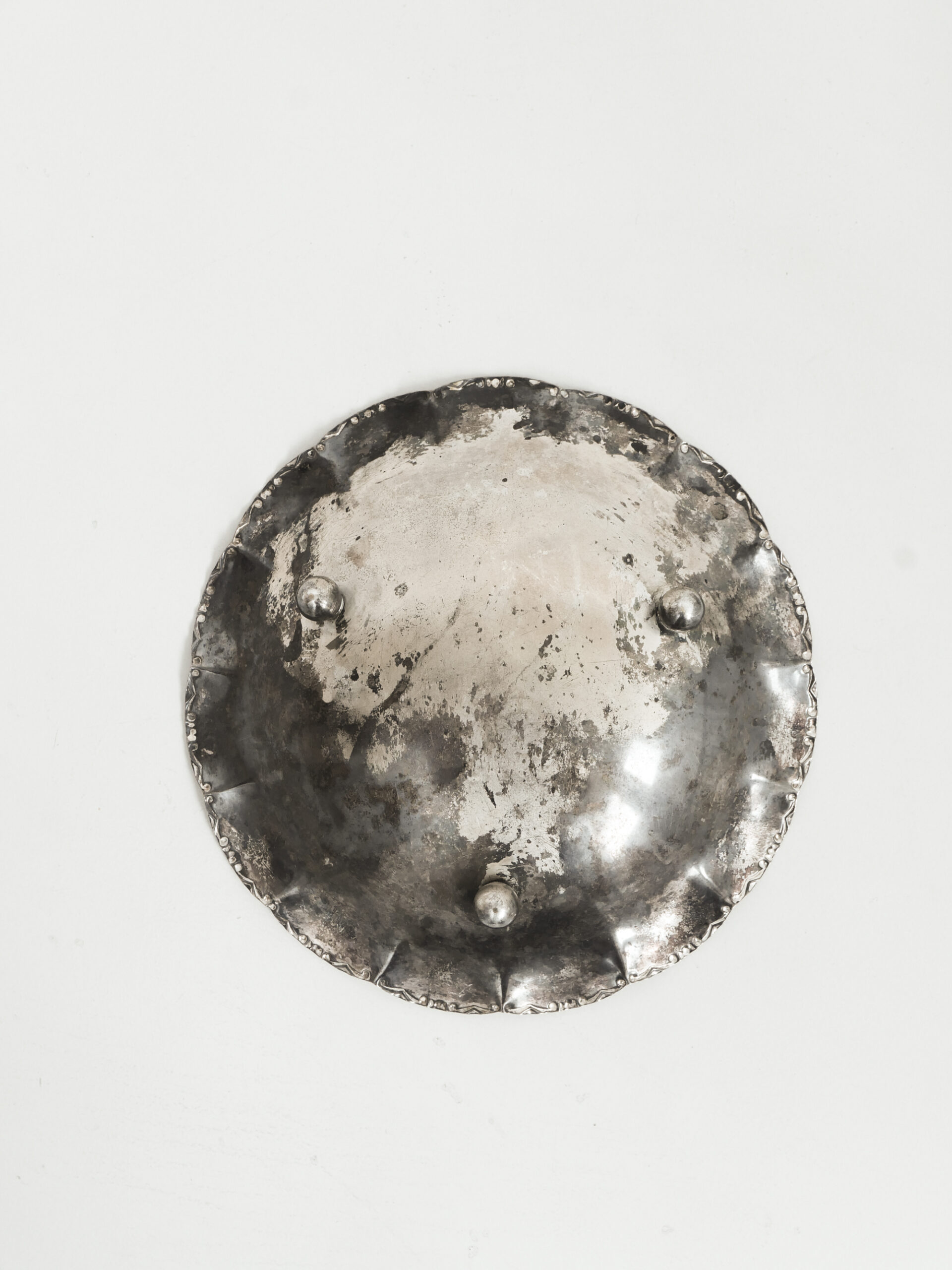 Vintage silver scalloped bowl - 画像 (4)
