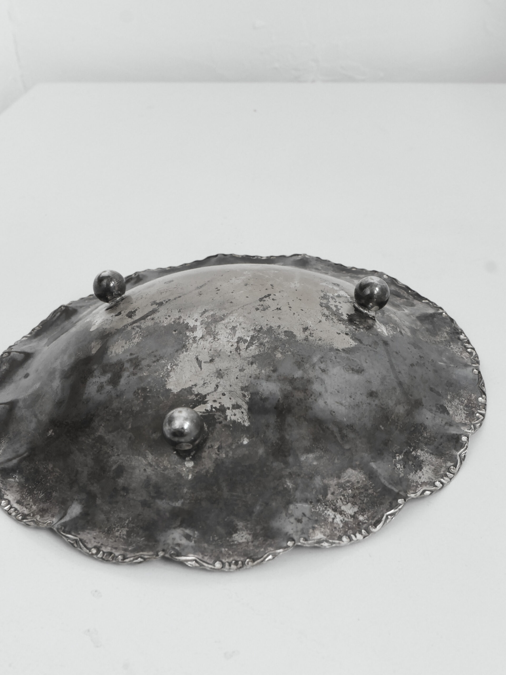 Vintage silver scalloped bowl - 画像 (5)
