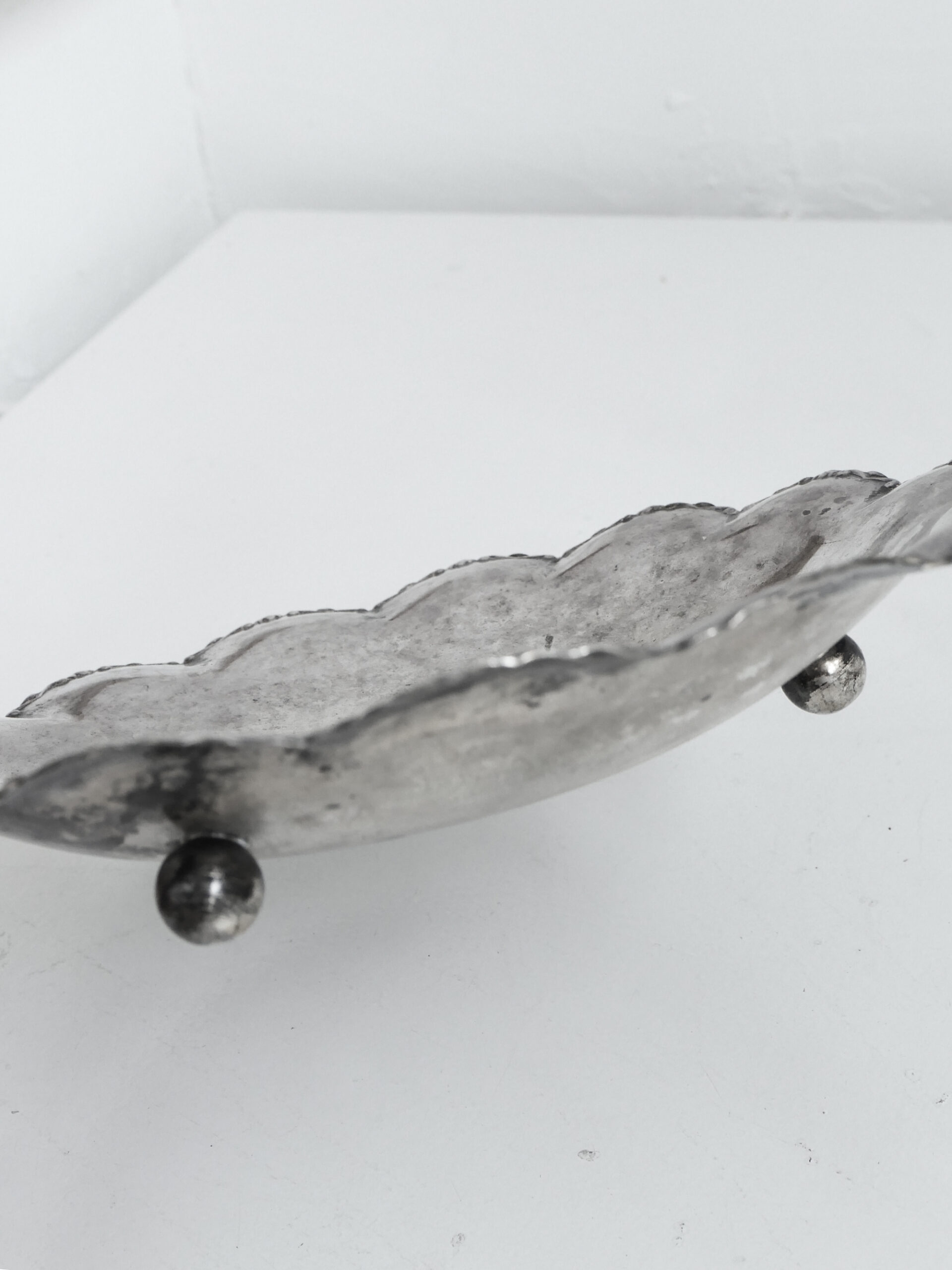 Vintage silver scalloped bowl - 画像 (6)