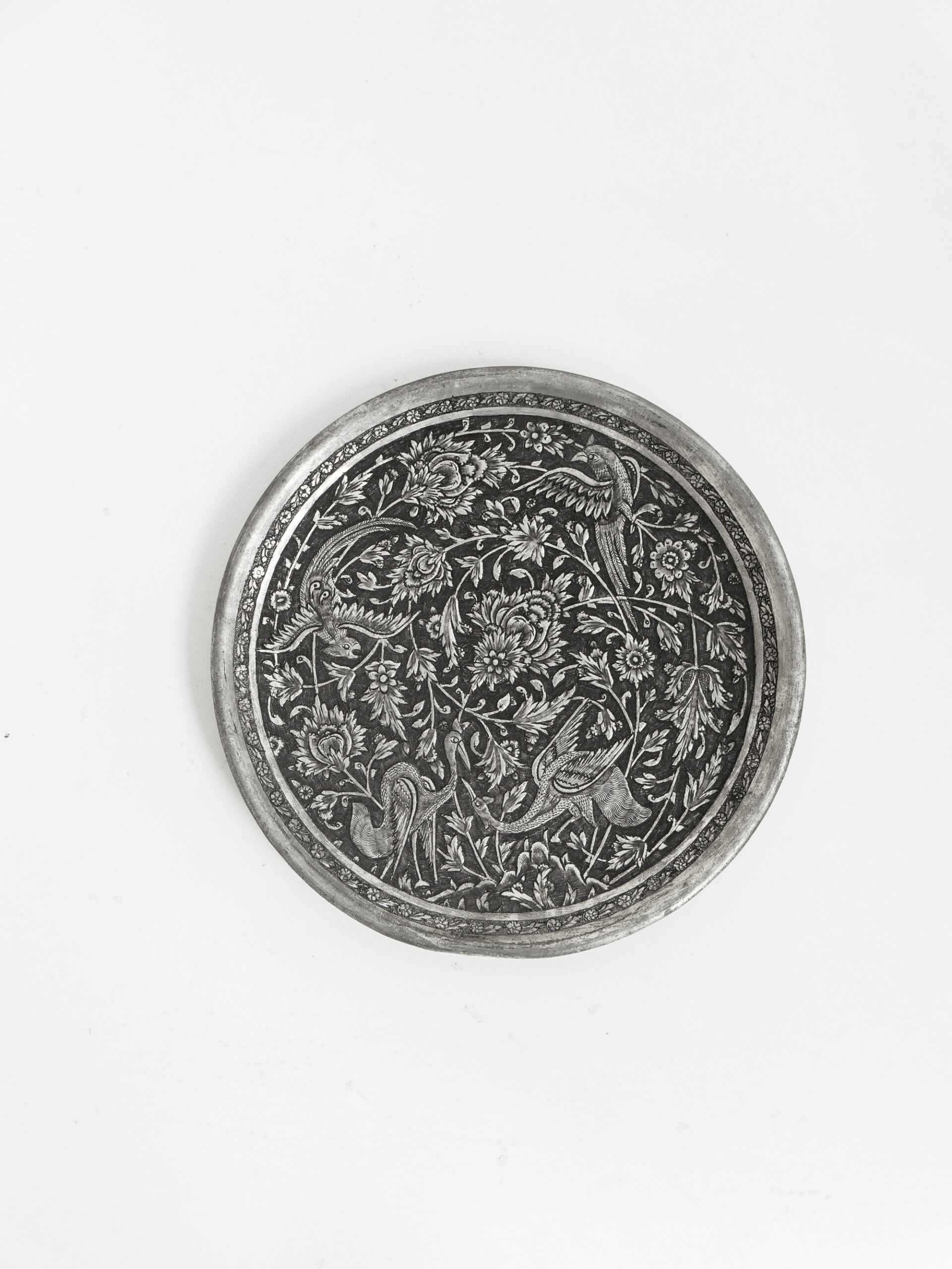Bird and floral wall plate - 画像 (2)