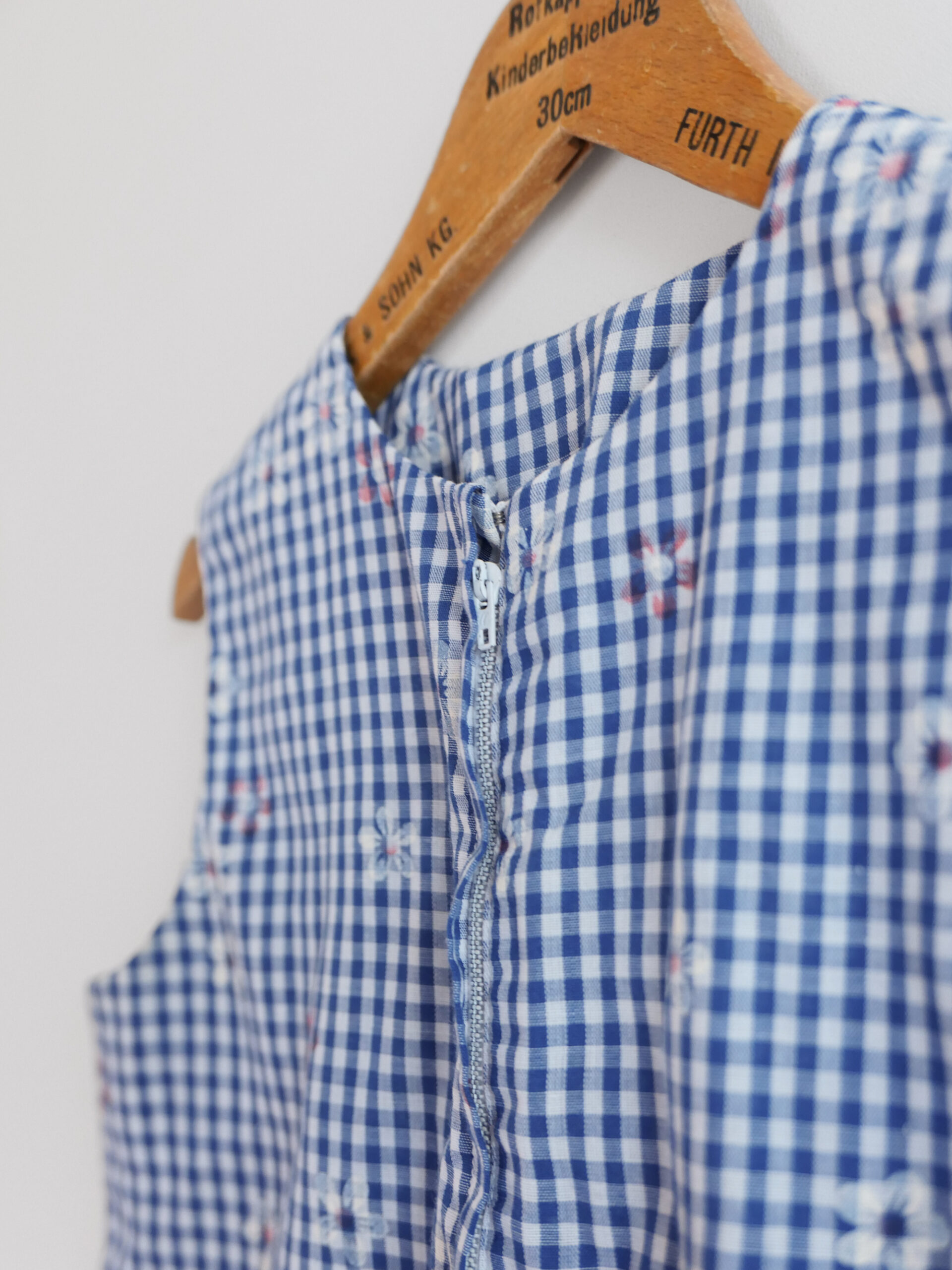 Vintage kids gingham romper - 画像 (4)
