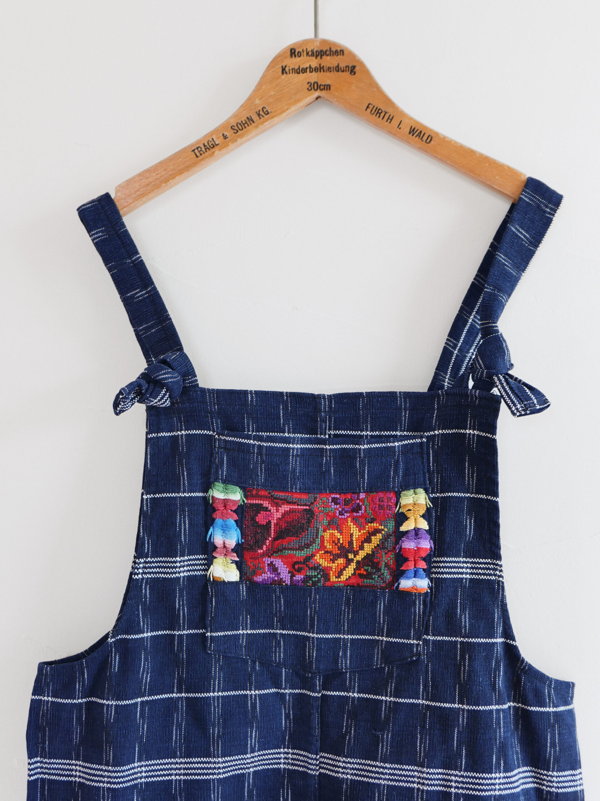 Vintage kids embroidered overalls - 画像 (2)