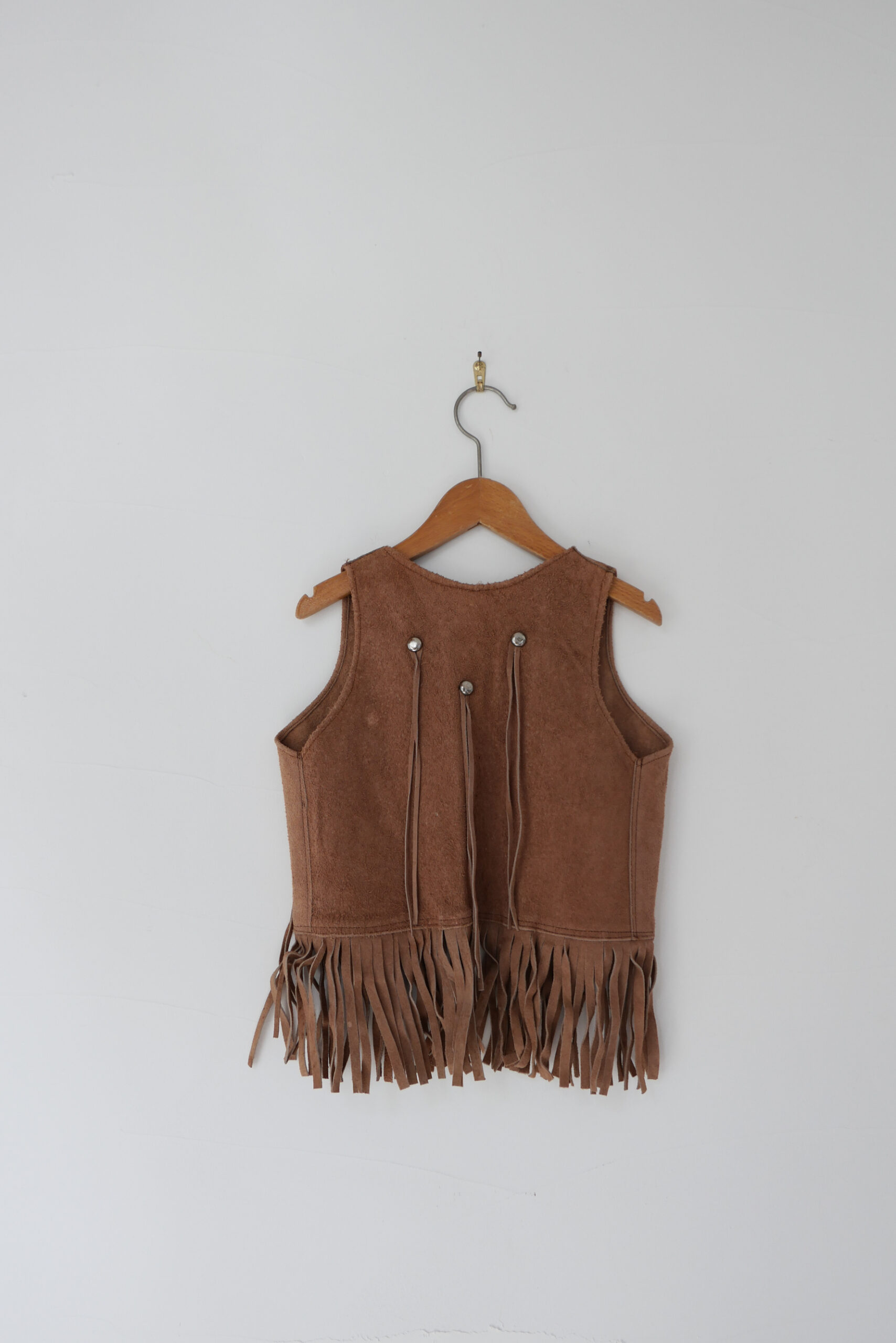 Vintage kids western fringe vest (small) - 画像 (3)