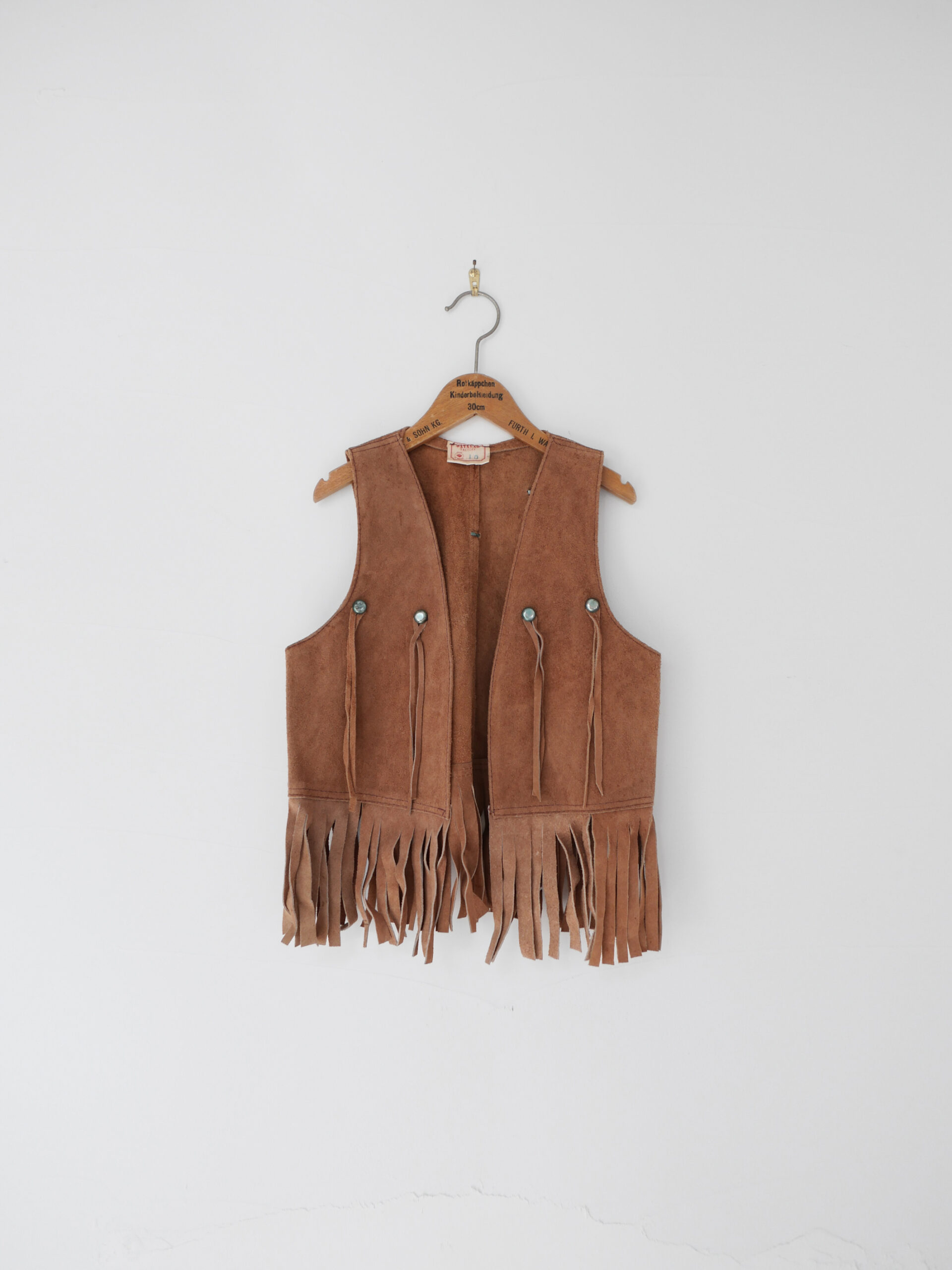 Vintage kids western fringe vest (big)