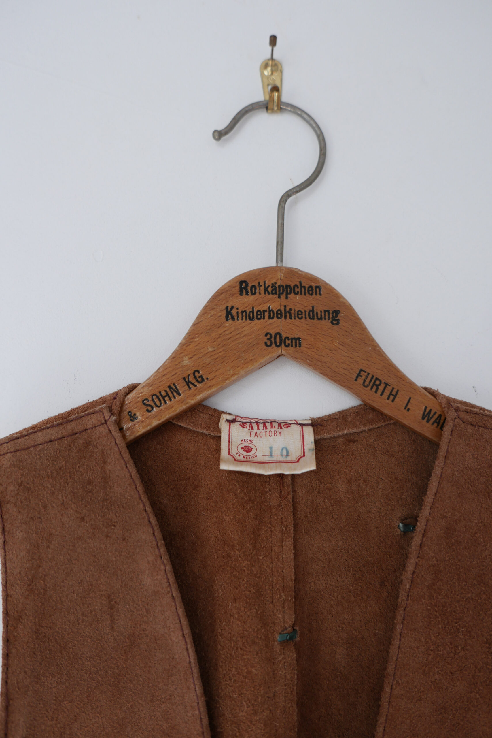 Vintage kids western fringe vest (big) - 画像 (3)