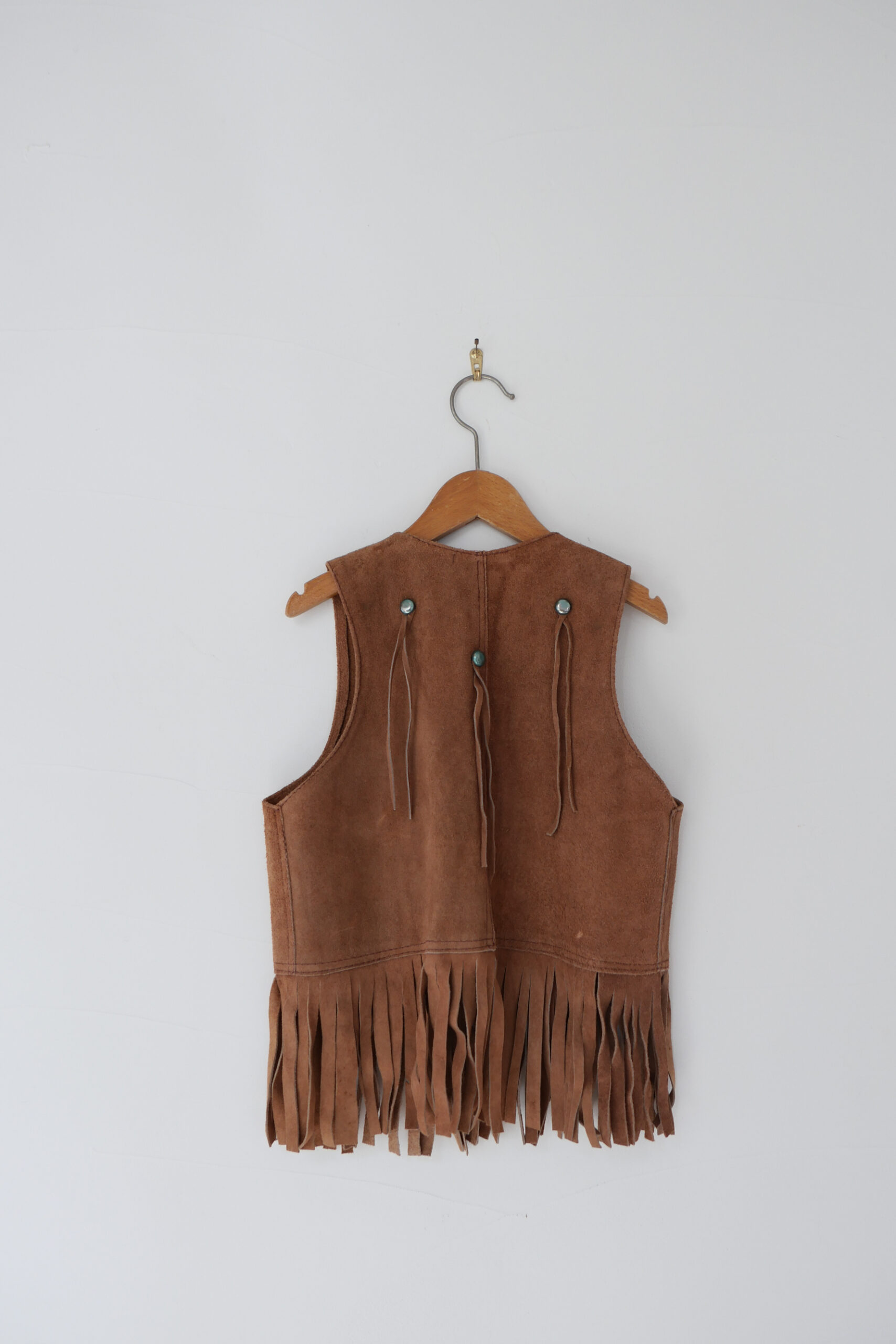Vintage kids western fringe vest (big) - 画像 (4)