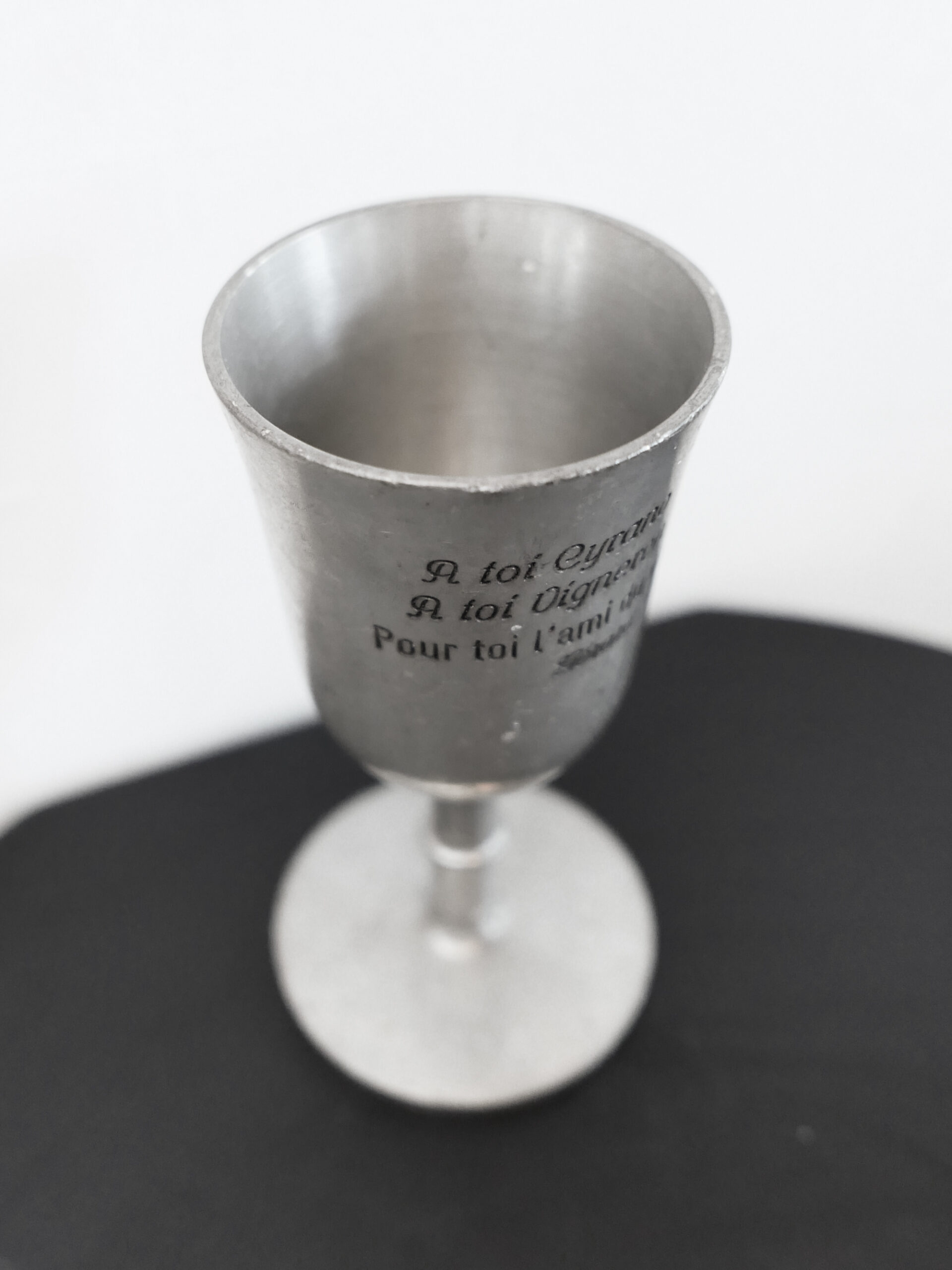 Belgian pewter wine goblet - 画像 (2)