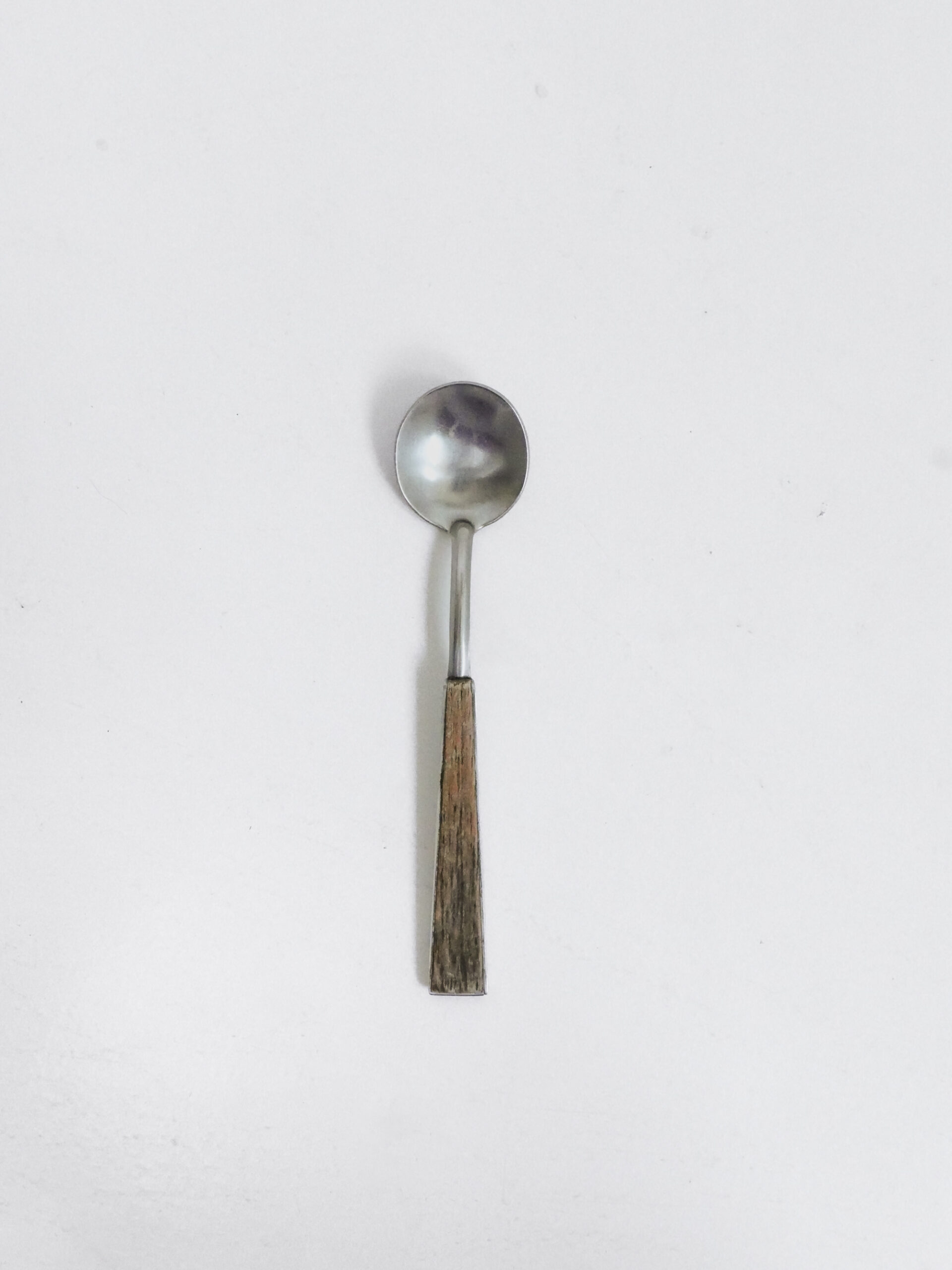 Vintage wood handle spoon - 画像 (2)