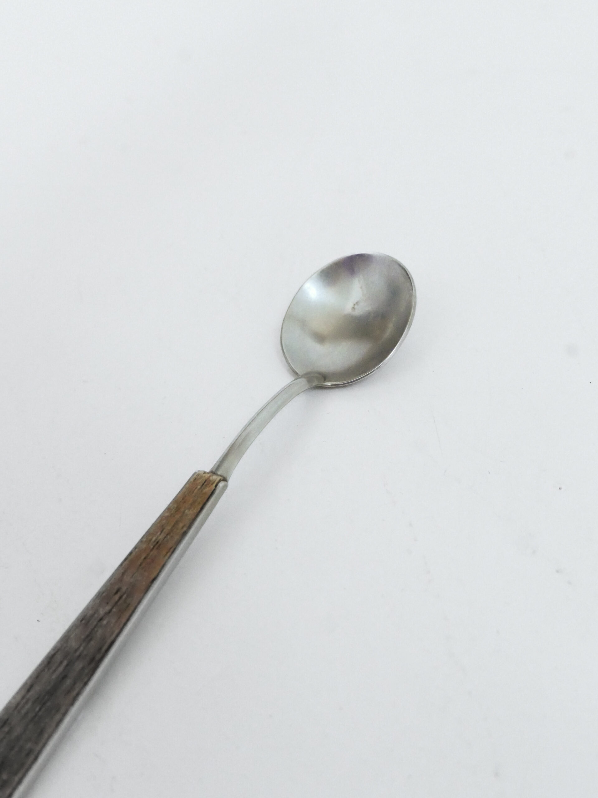 Vintage wood handle spoon - 画像 (3)