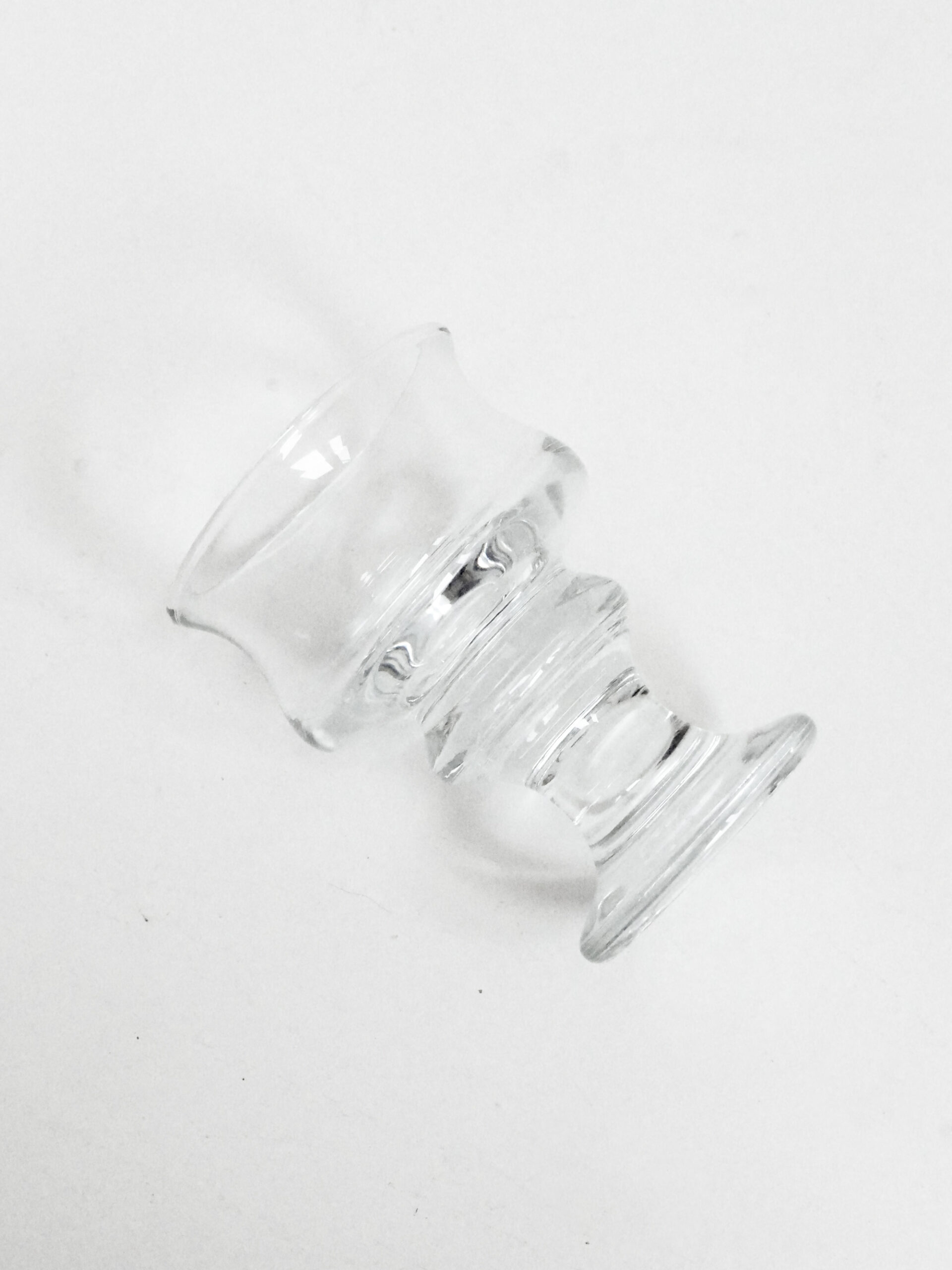 Vintage sculptural footed glass - 画像 (3)