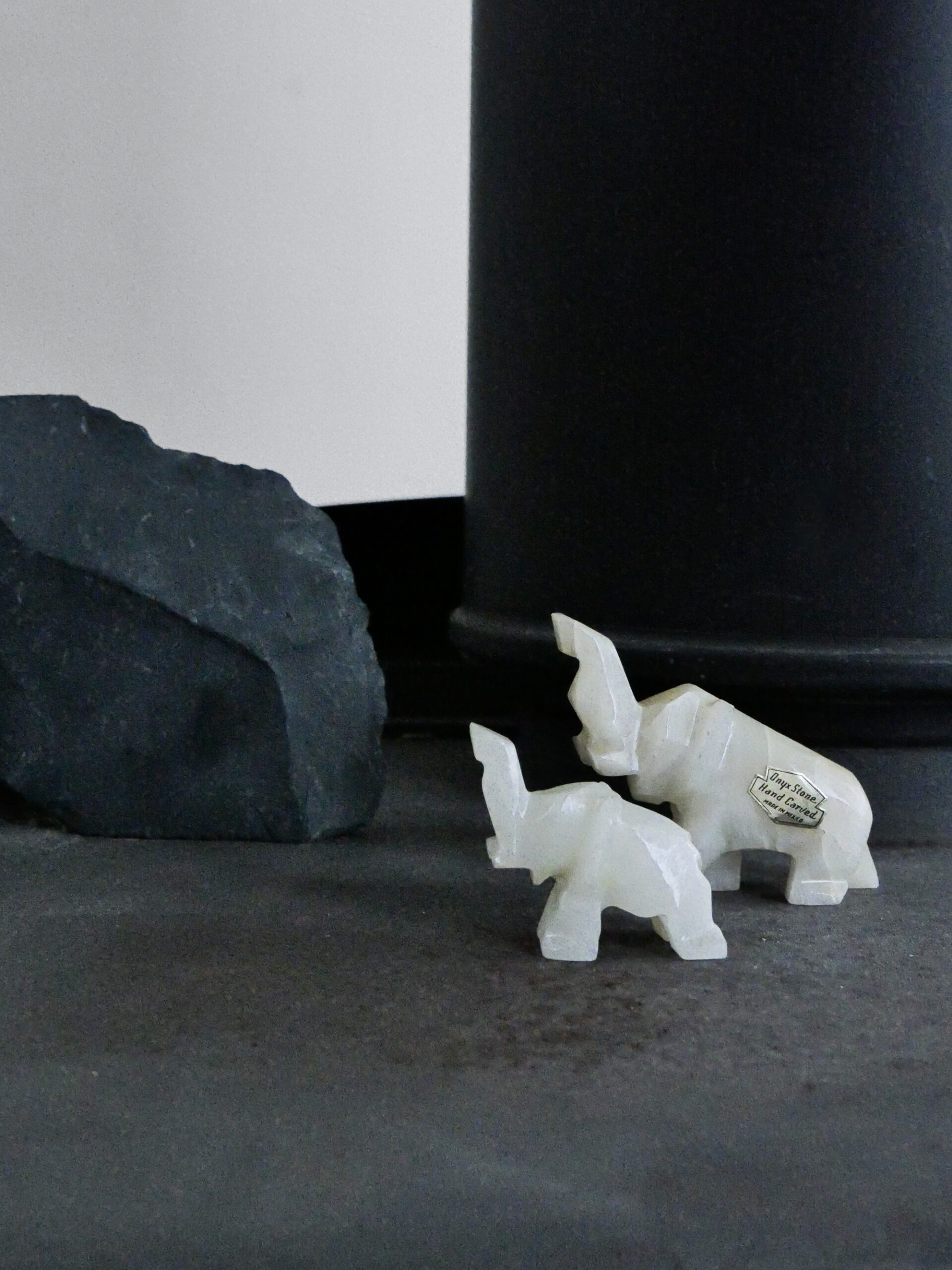 Mexican onyx elephant family